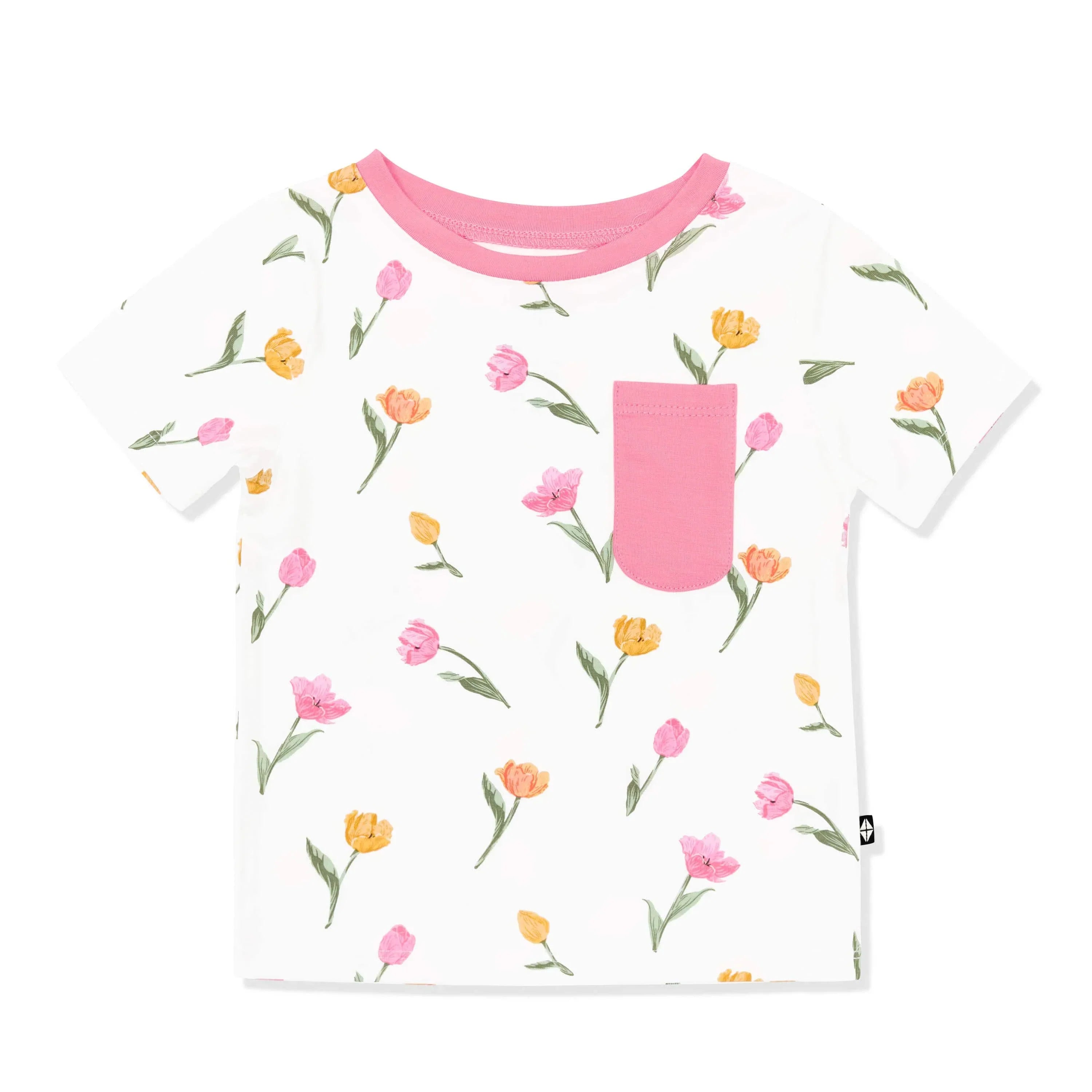Toddler Crew Neck Tee in Tulip Secondary image