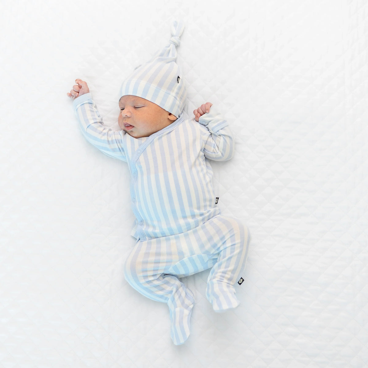 Take Me Home Set with Cap in Small Mist Stripe Main image