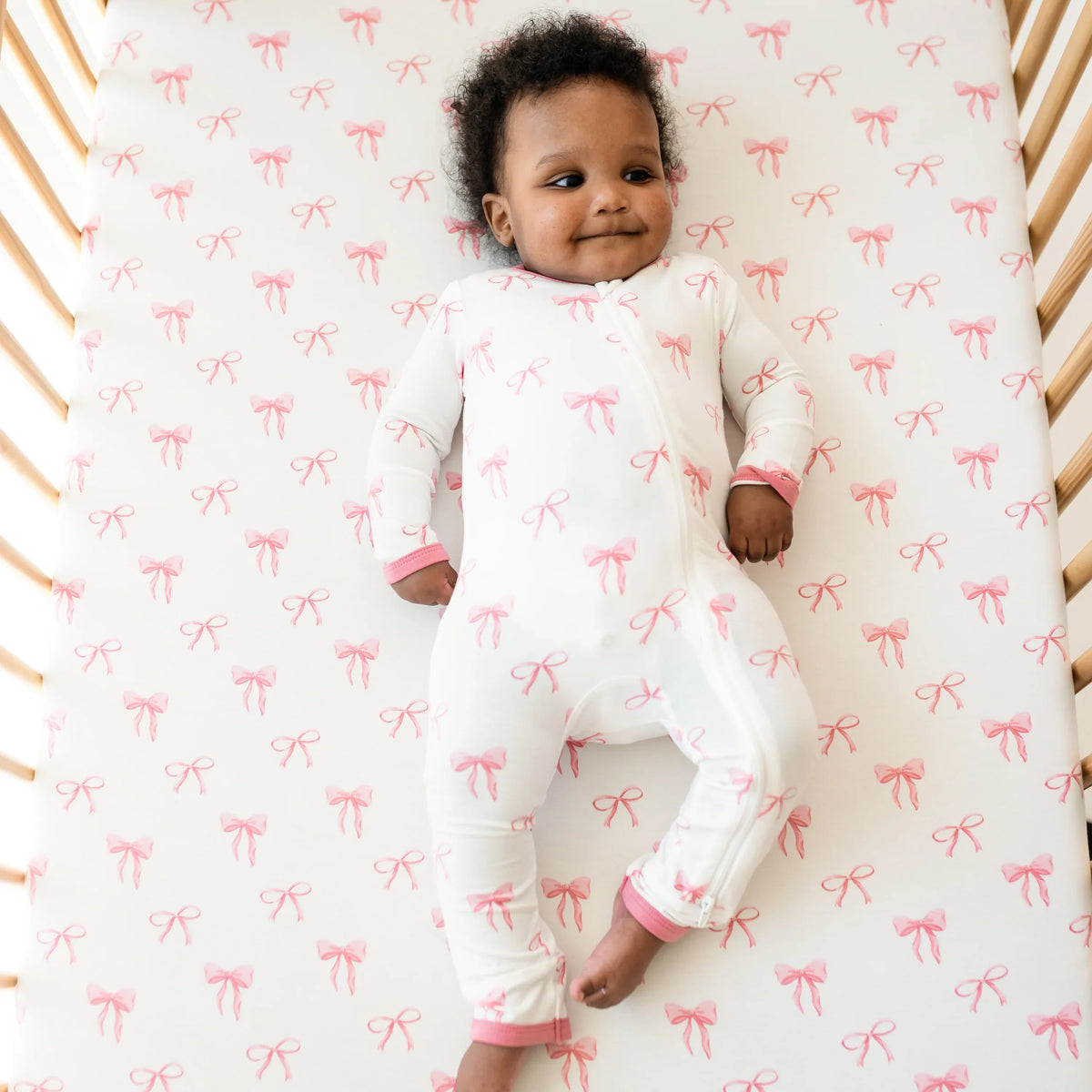 Zippered Romper in Bow Main image
