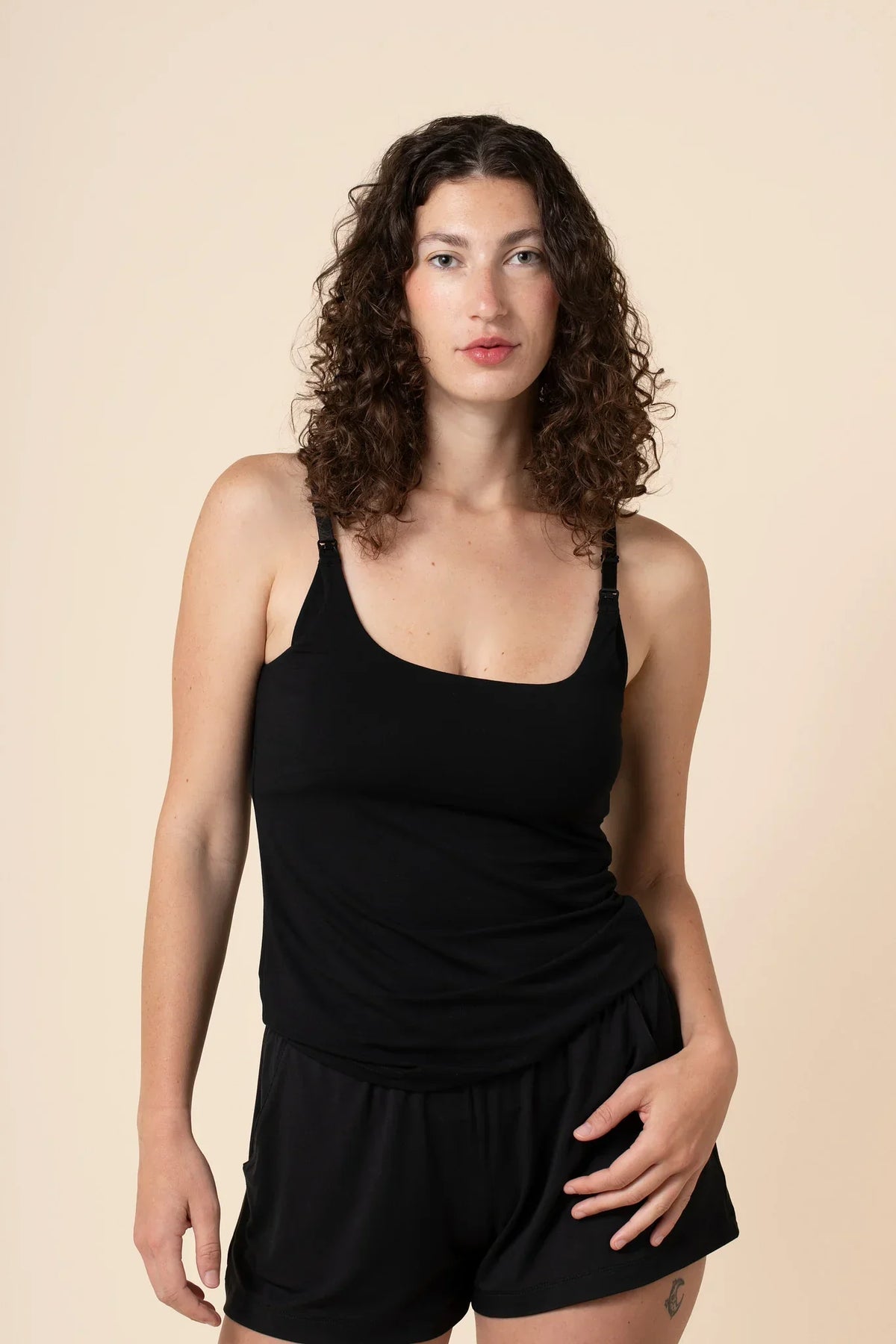 Women's Nursing Tank in Midnight Main image