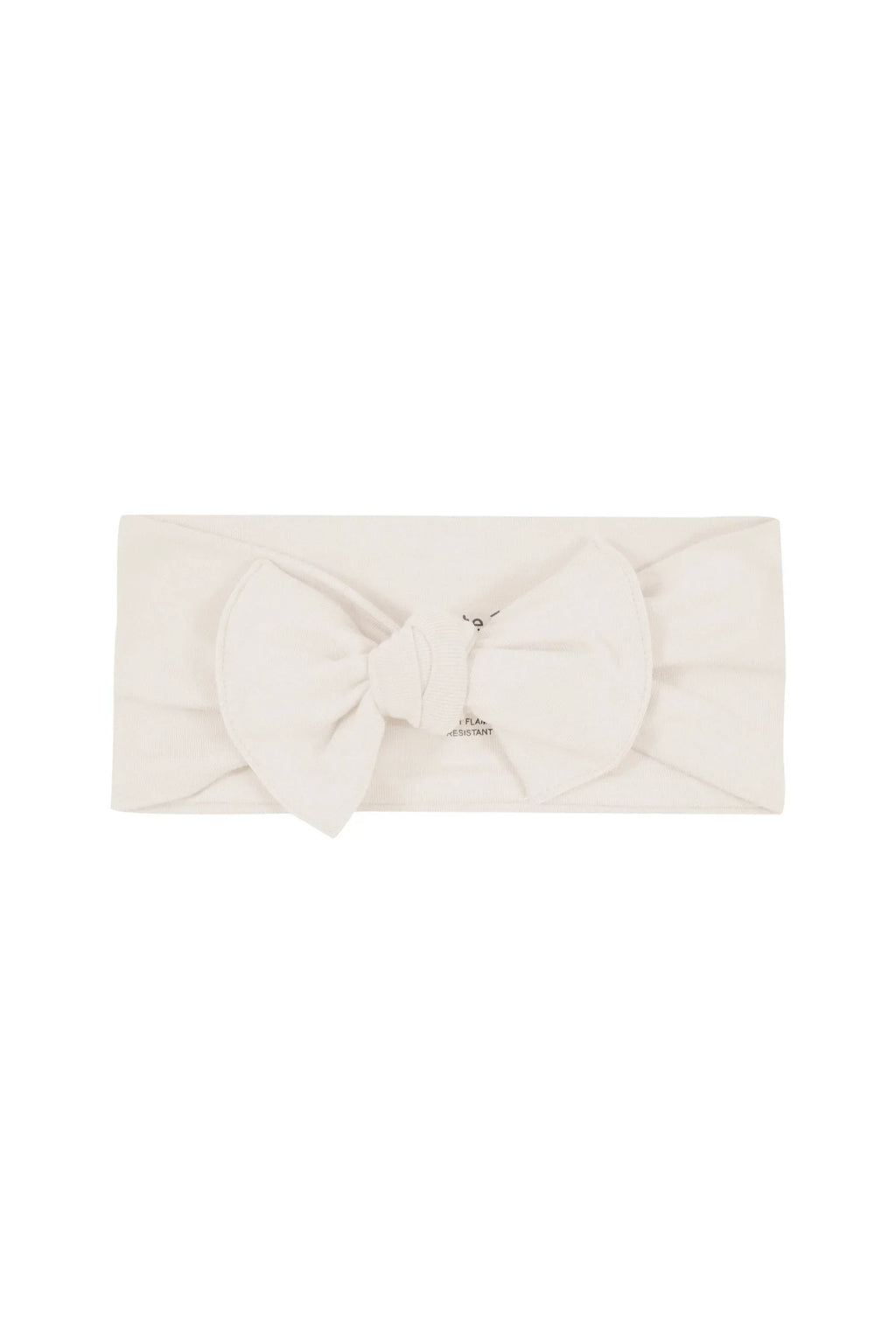 Knotted Bow Headband in Oat