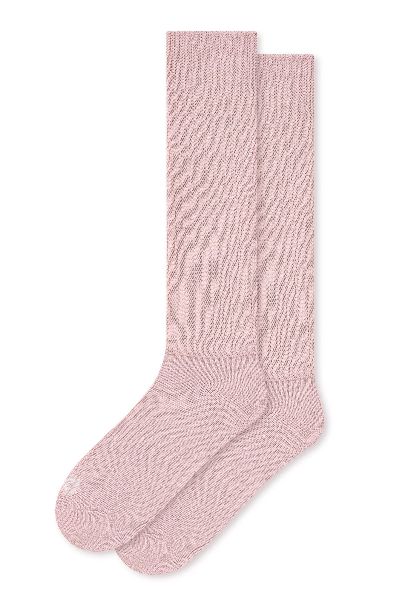 Adult Scrunch Socks in Blush Secondary image