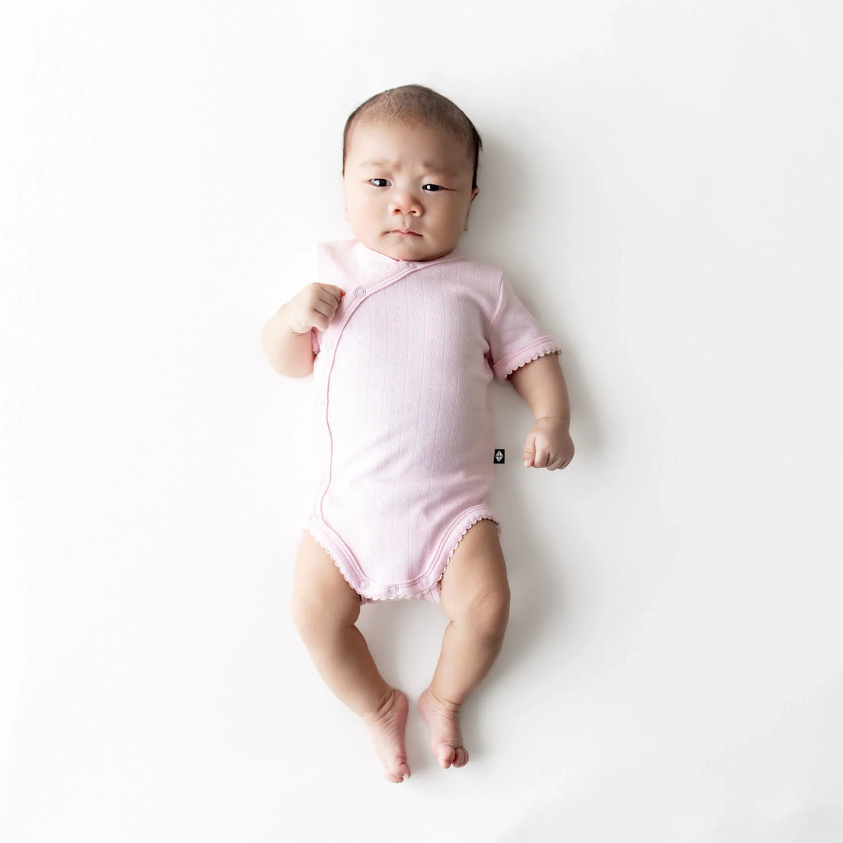 Pointelle Kimono Bodysuit in Sakura Main image
