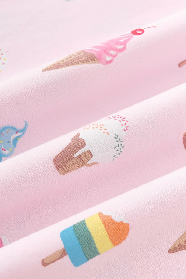 Twirl Dress in Sakura Ice Cream