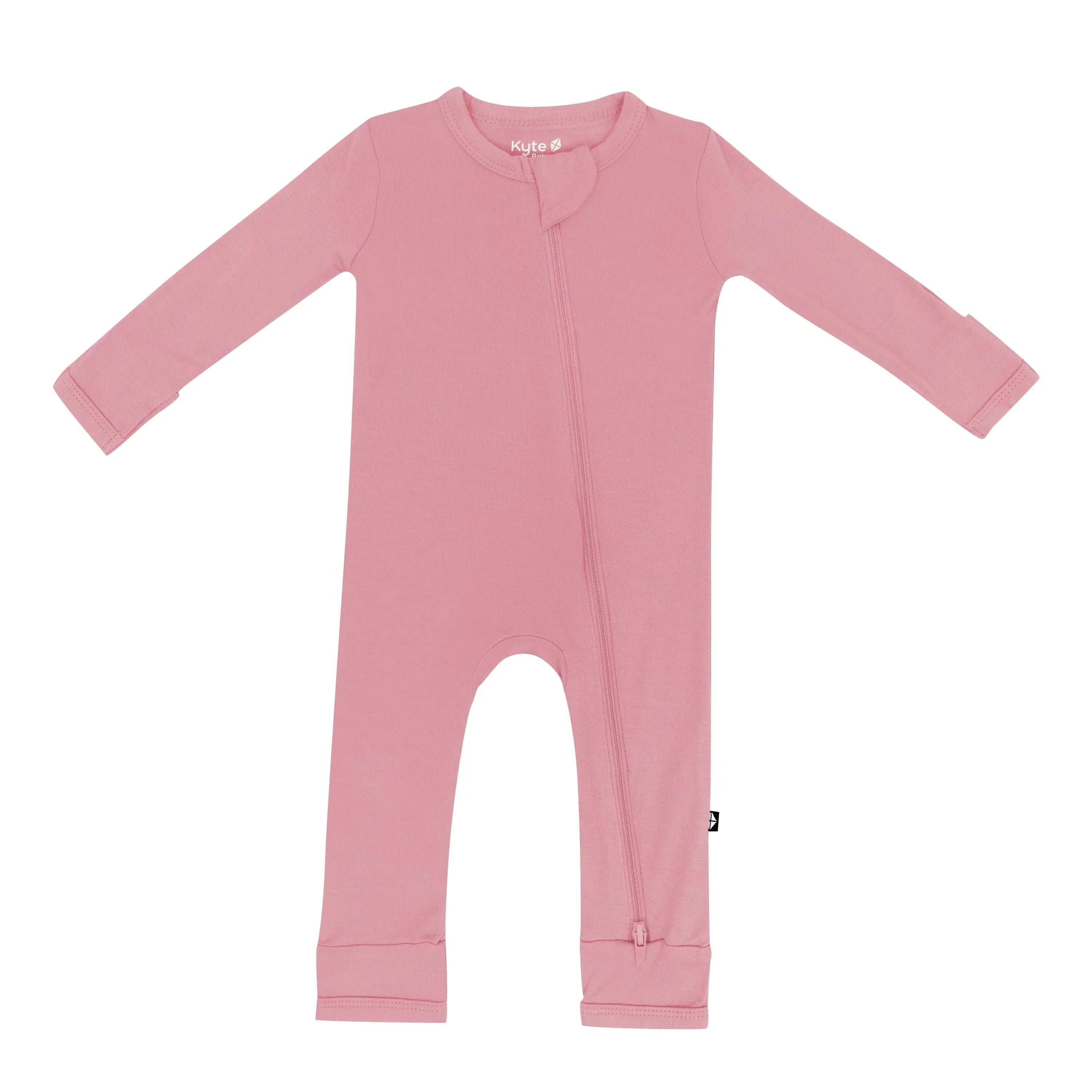 Zippered Romper in Apple Blossom Secondary image