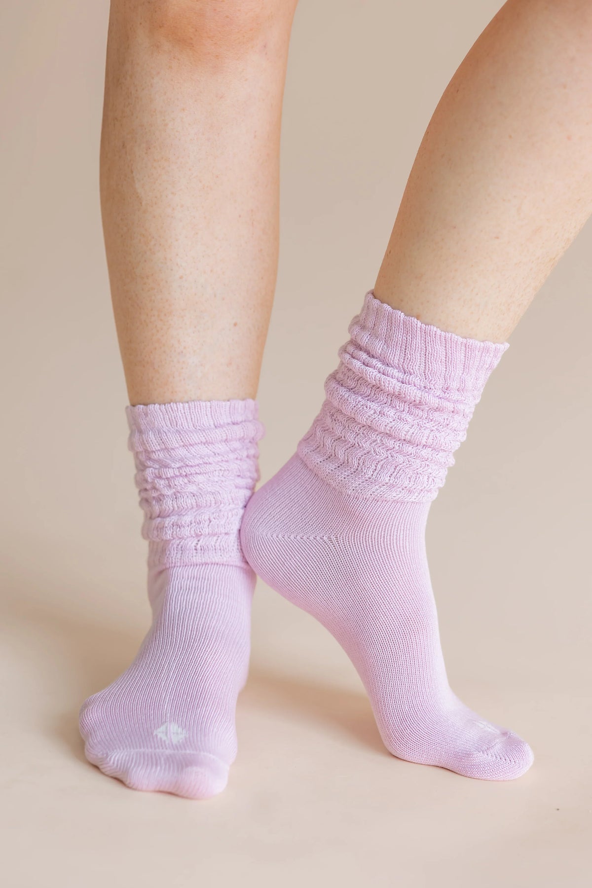 Adult Scrunch Socks in Thistle Main image