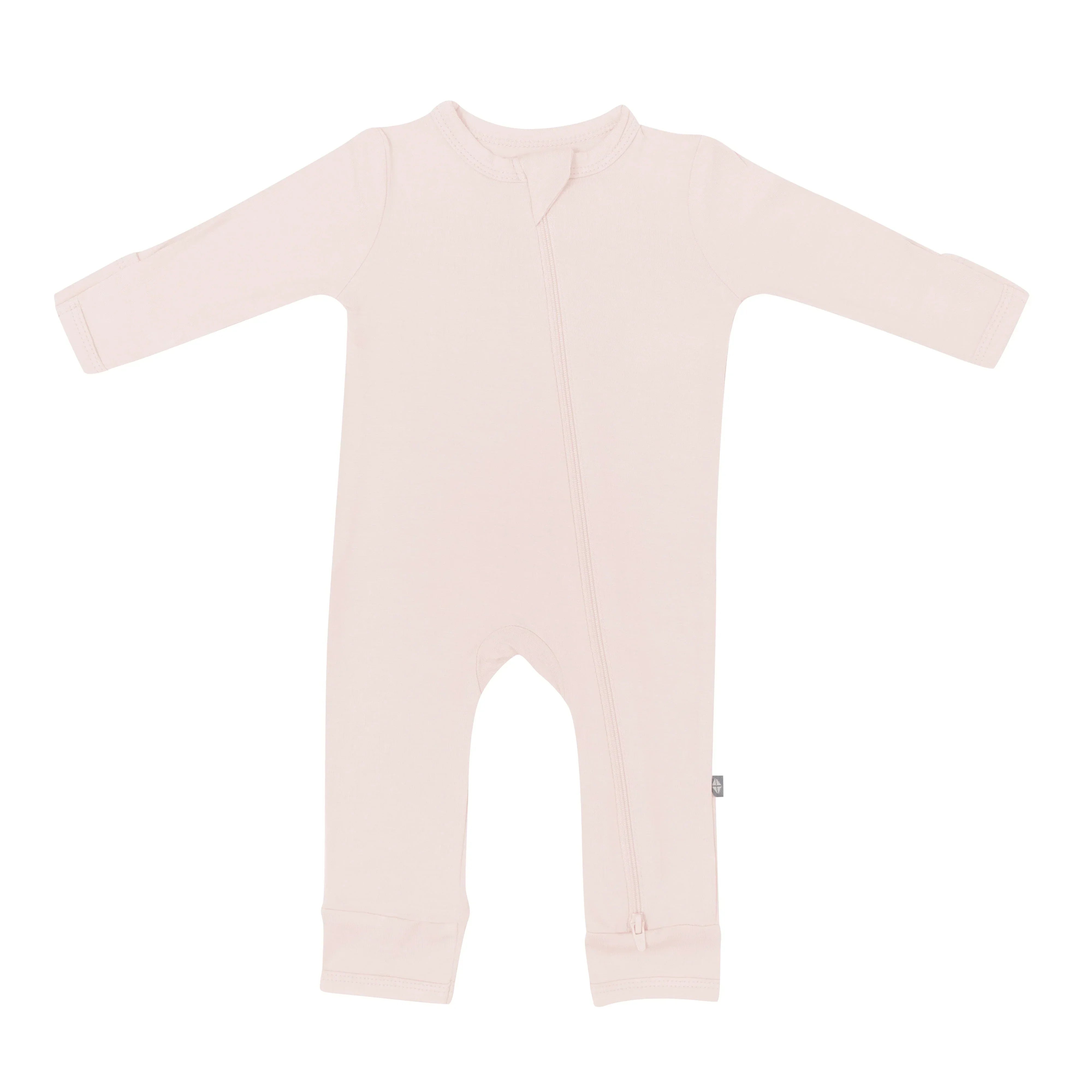 Zippered Romper in Blush Secondary image