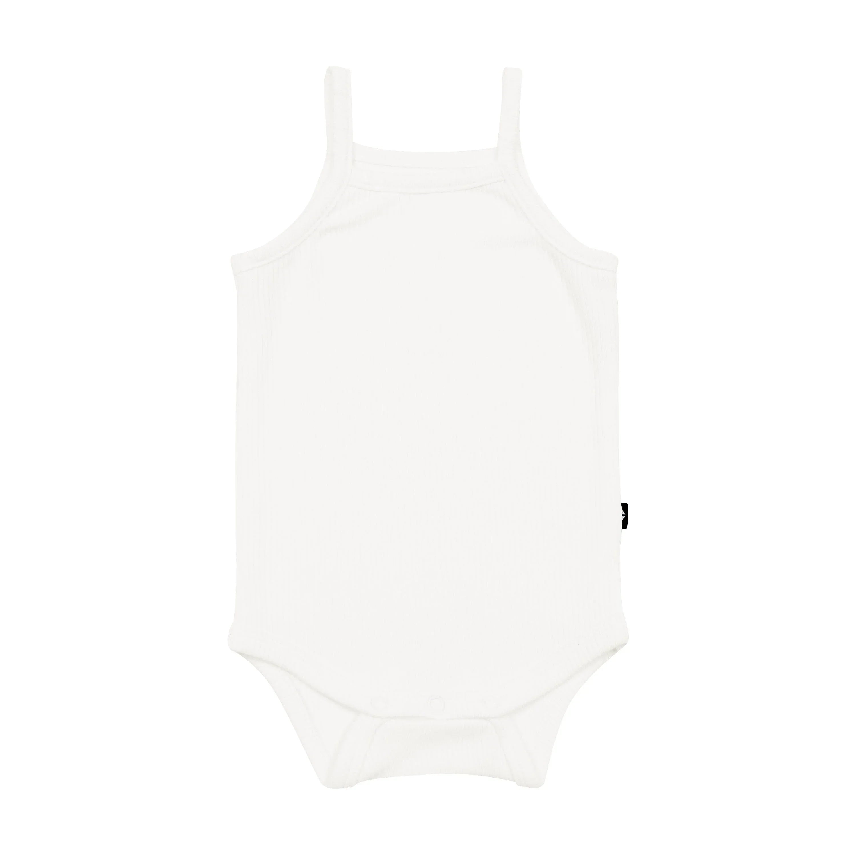 Ribbed Spaghetti Strap Bodysuit in Cloud Secondary image