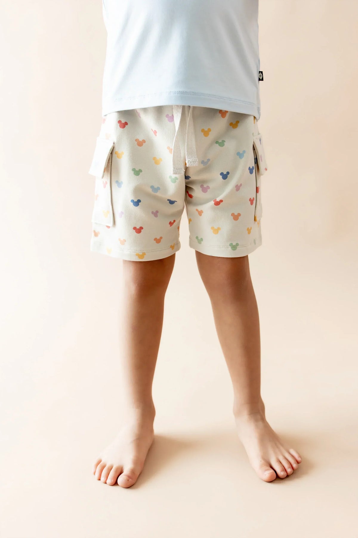 Cargo Short in Pastel Mickey Mouse Main image