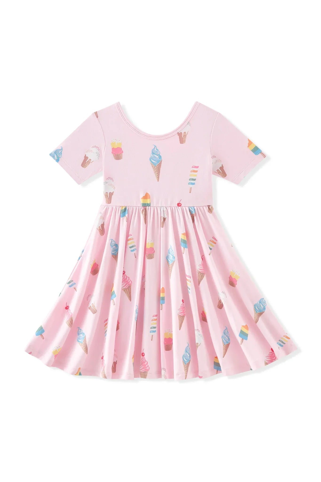 Twirl Dress in Sakura Ice Cream Secondary image