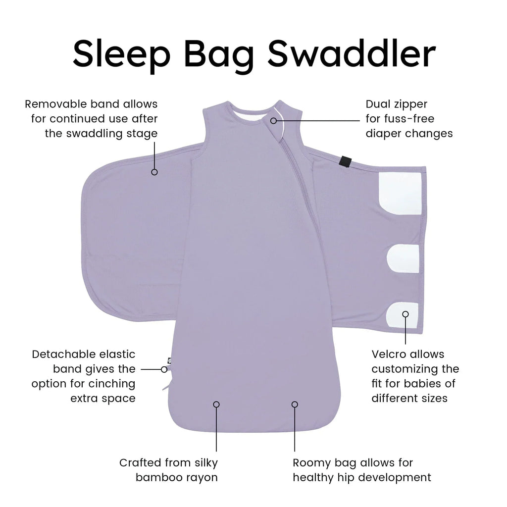 Sleep Bag Swaddler in Taro 1.0