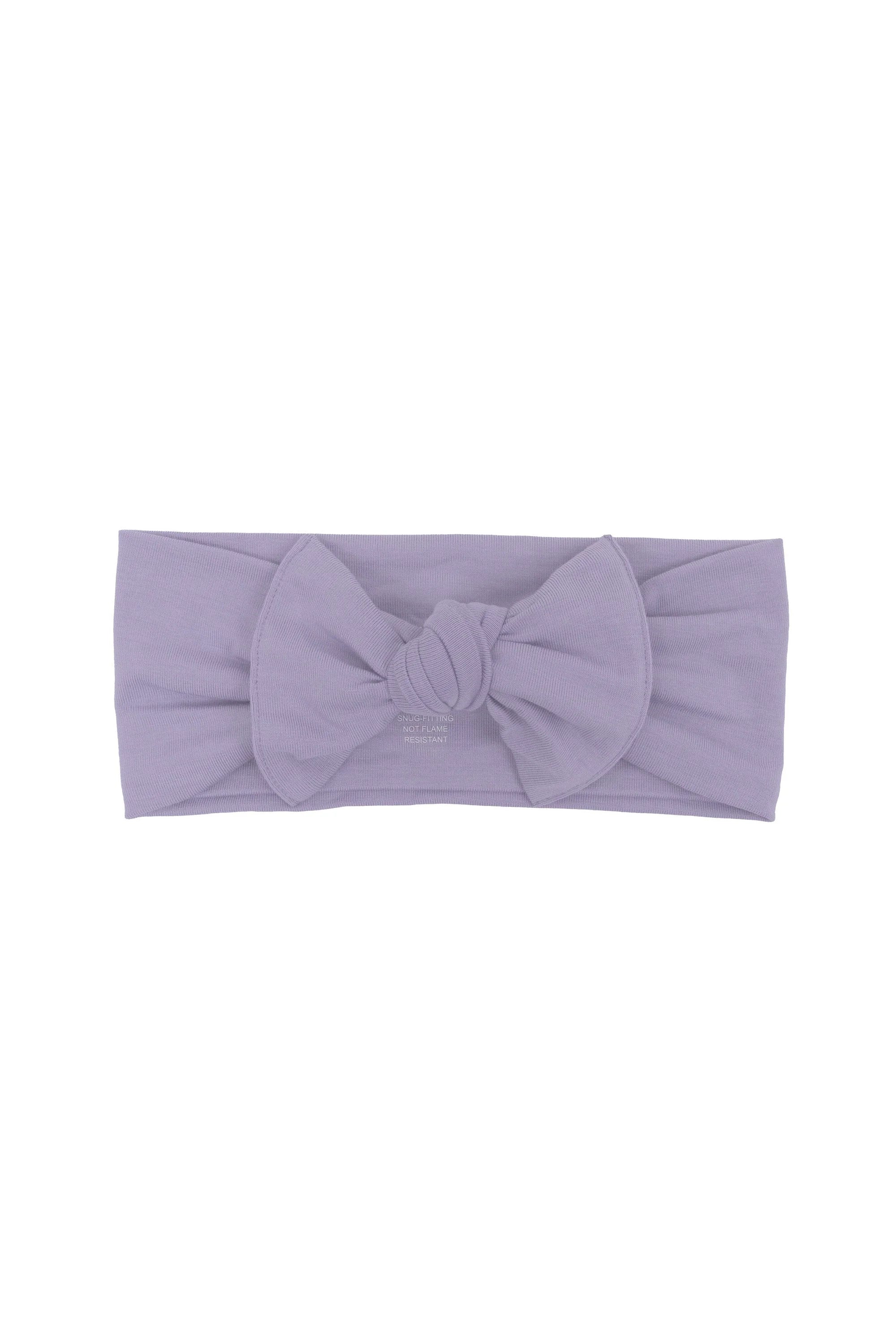 Knotted Bow Headband in Taro Secondary image