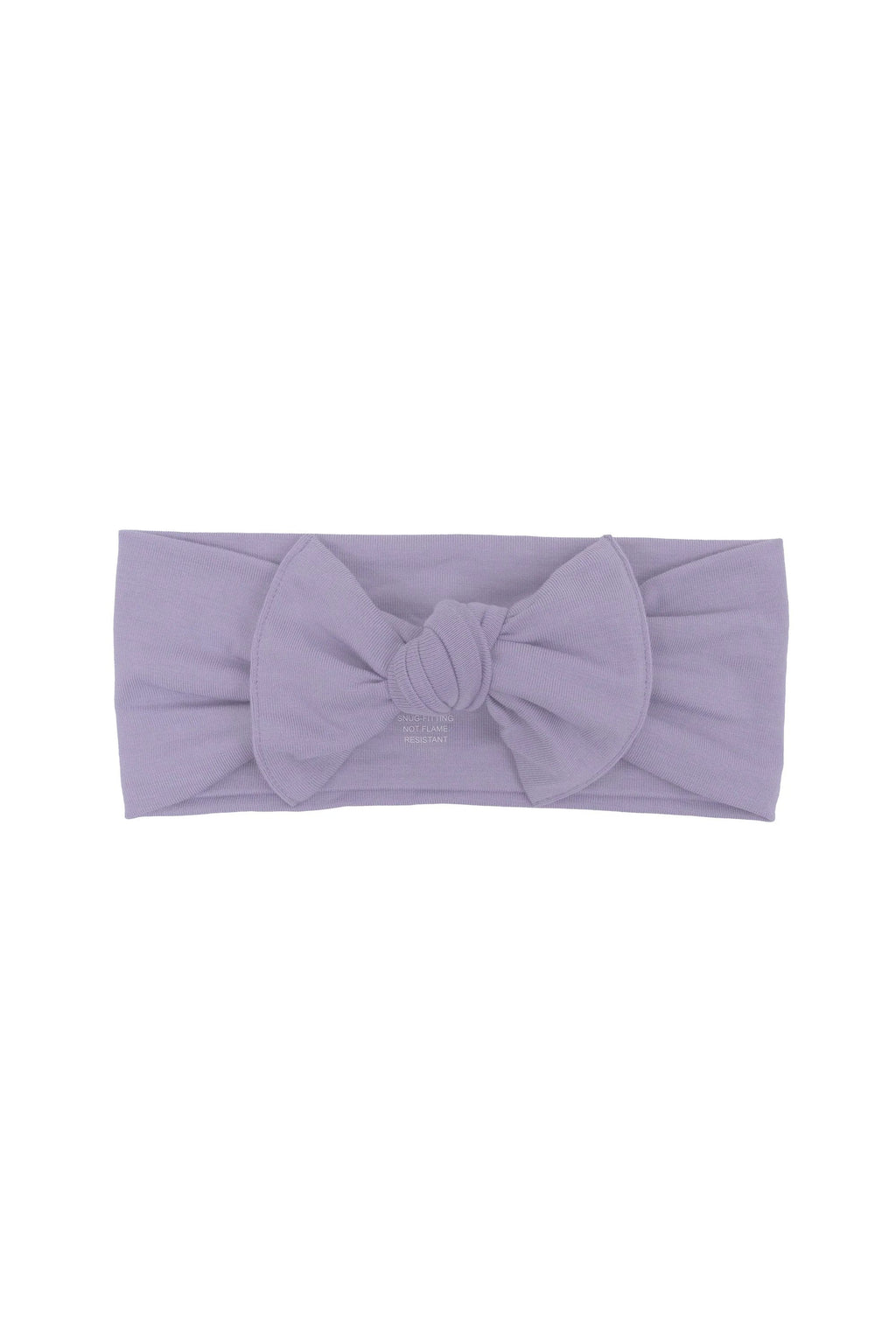 Knotted Bow Headband in Taro