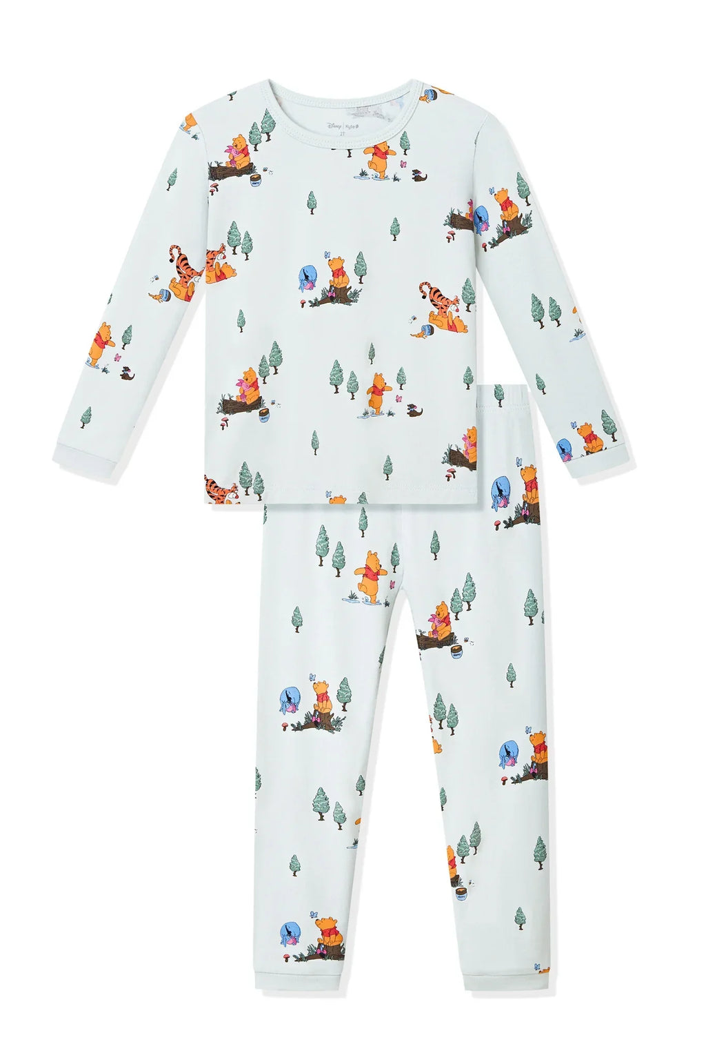 Long Sleeve Pajamas in Winnie the Pooh Hundred Acre Wood