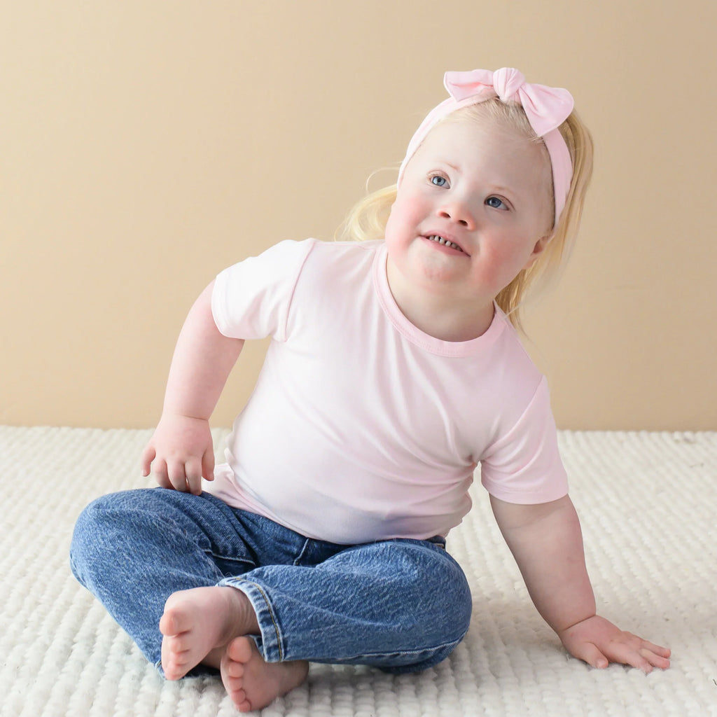 Toddler Basic Tee in Sakura