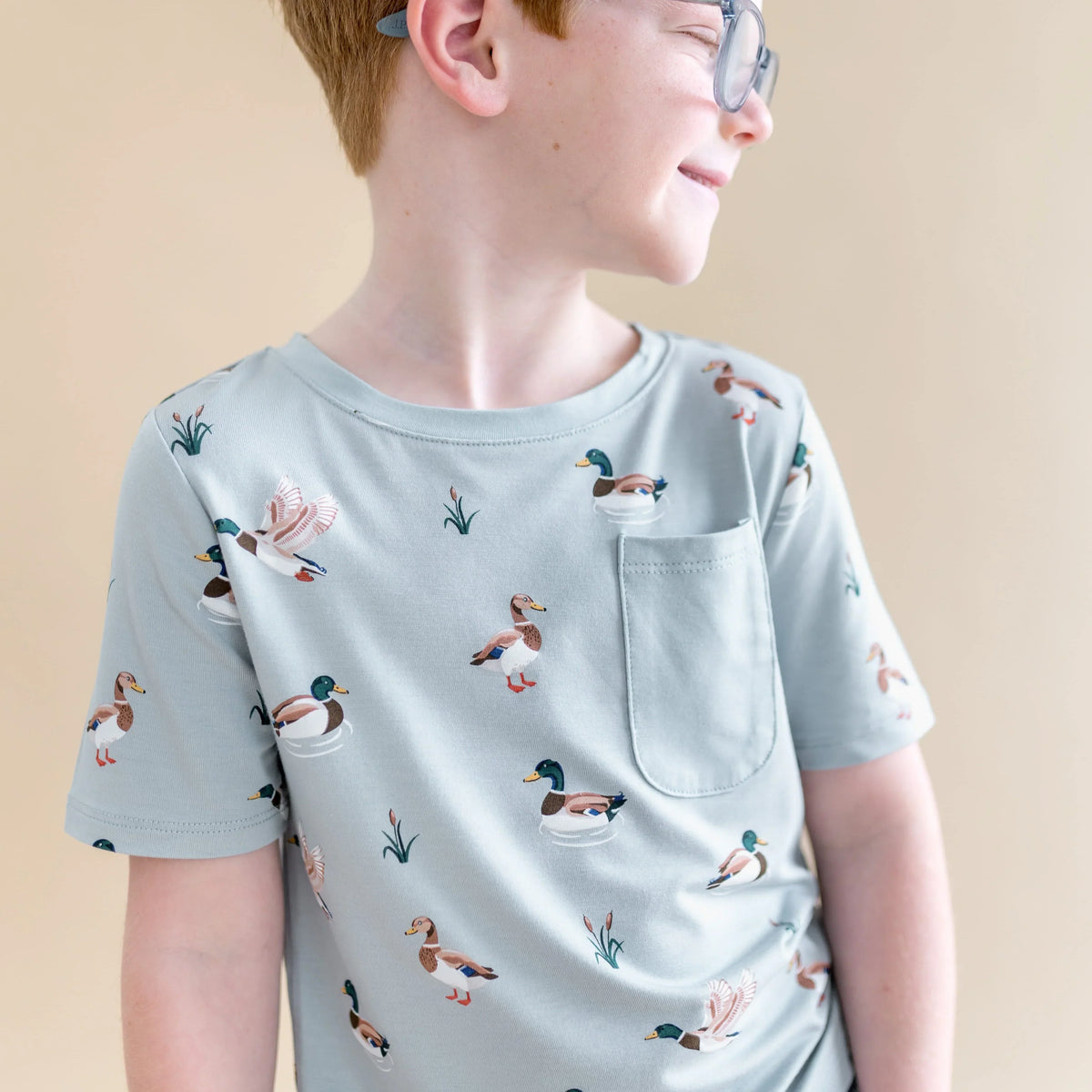 Toddler Crew Neck Tee in Mallard Duck Main image