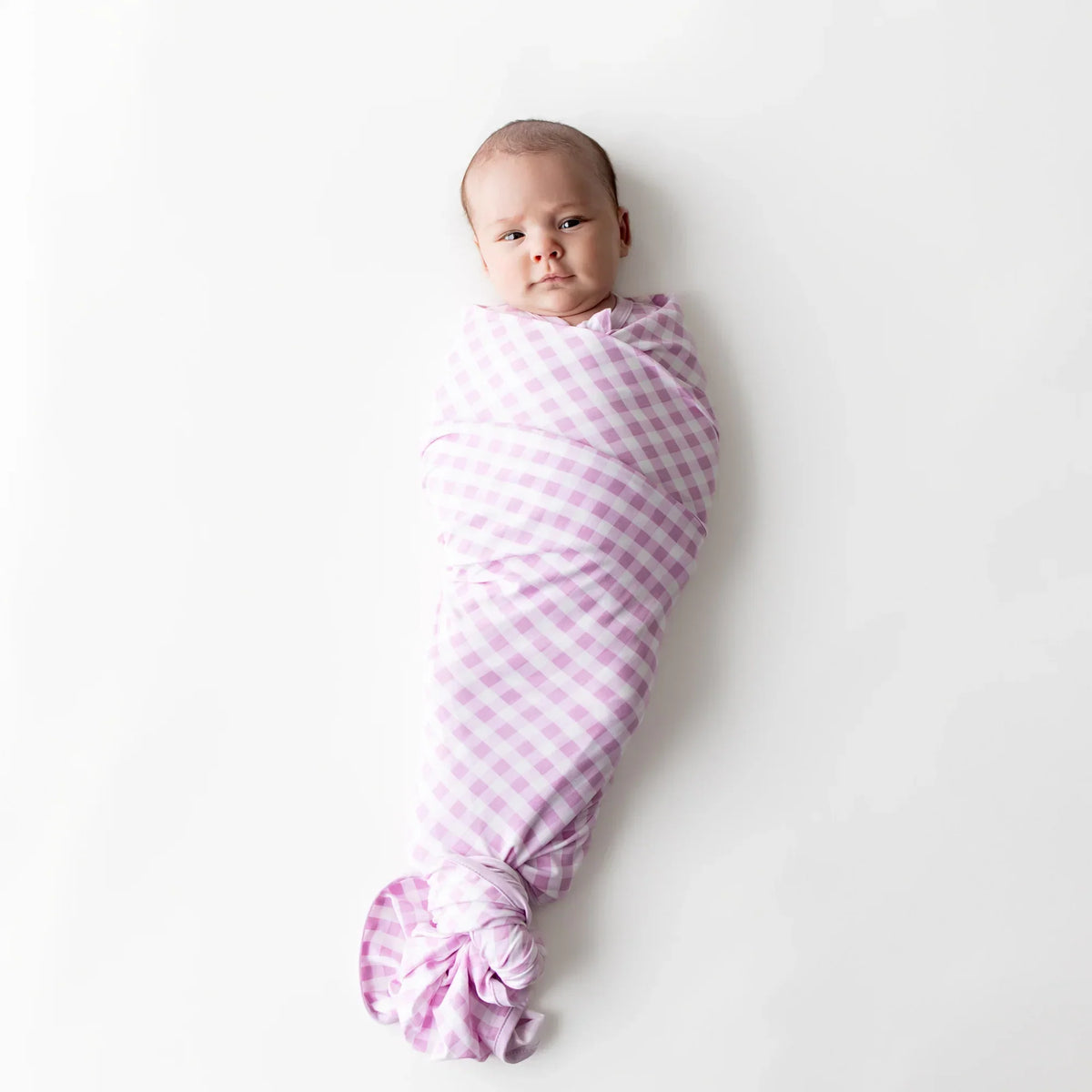 Swaddle Blanket in Gingham Thistle Main image