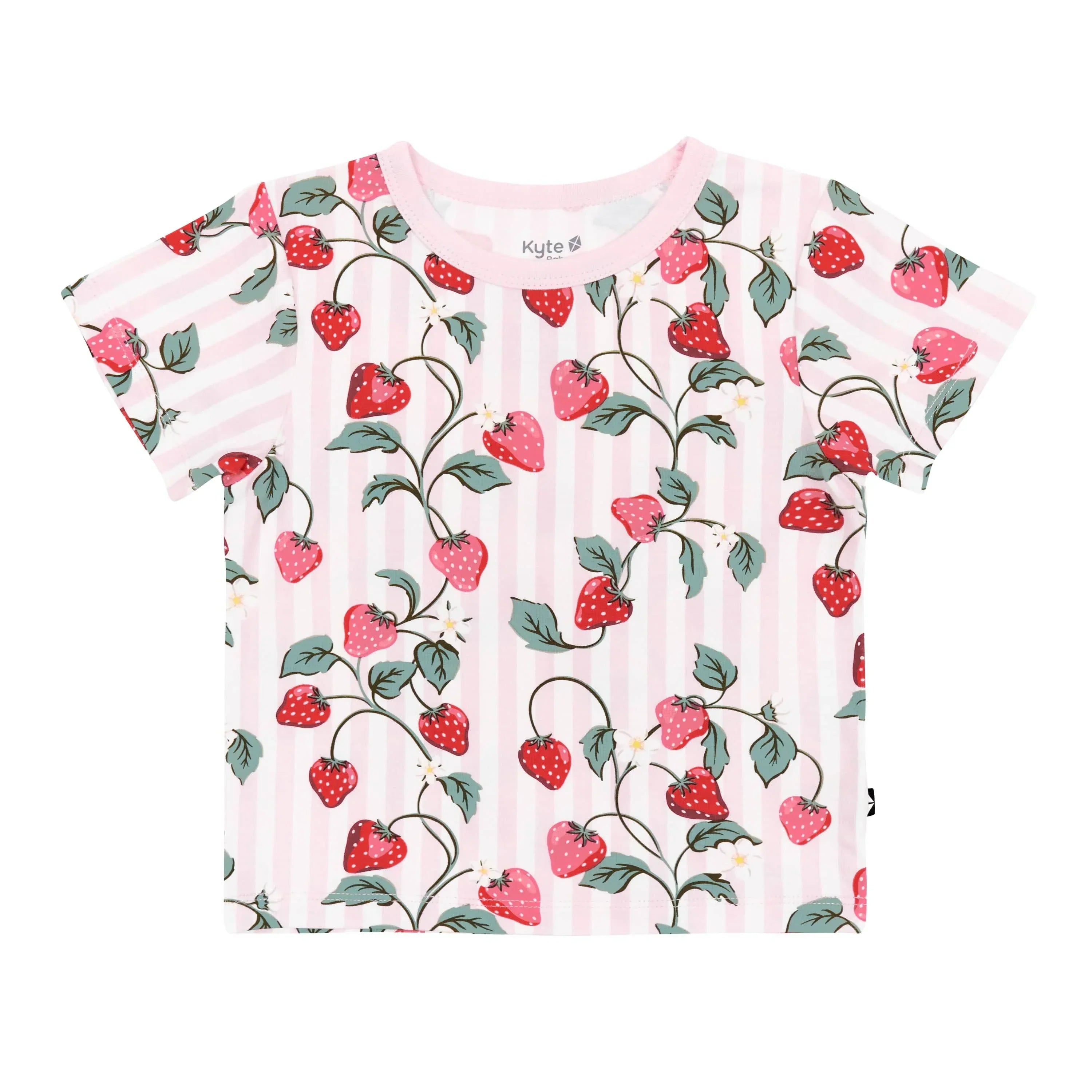 Toddler Basic Tee in Strawberry Fields Secondary image