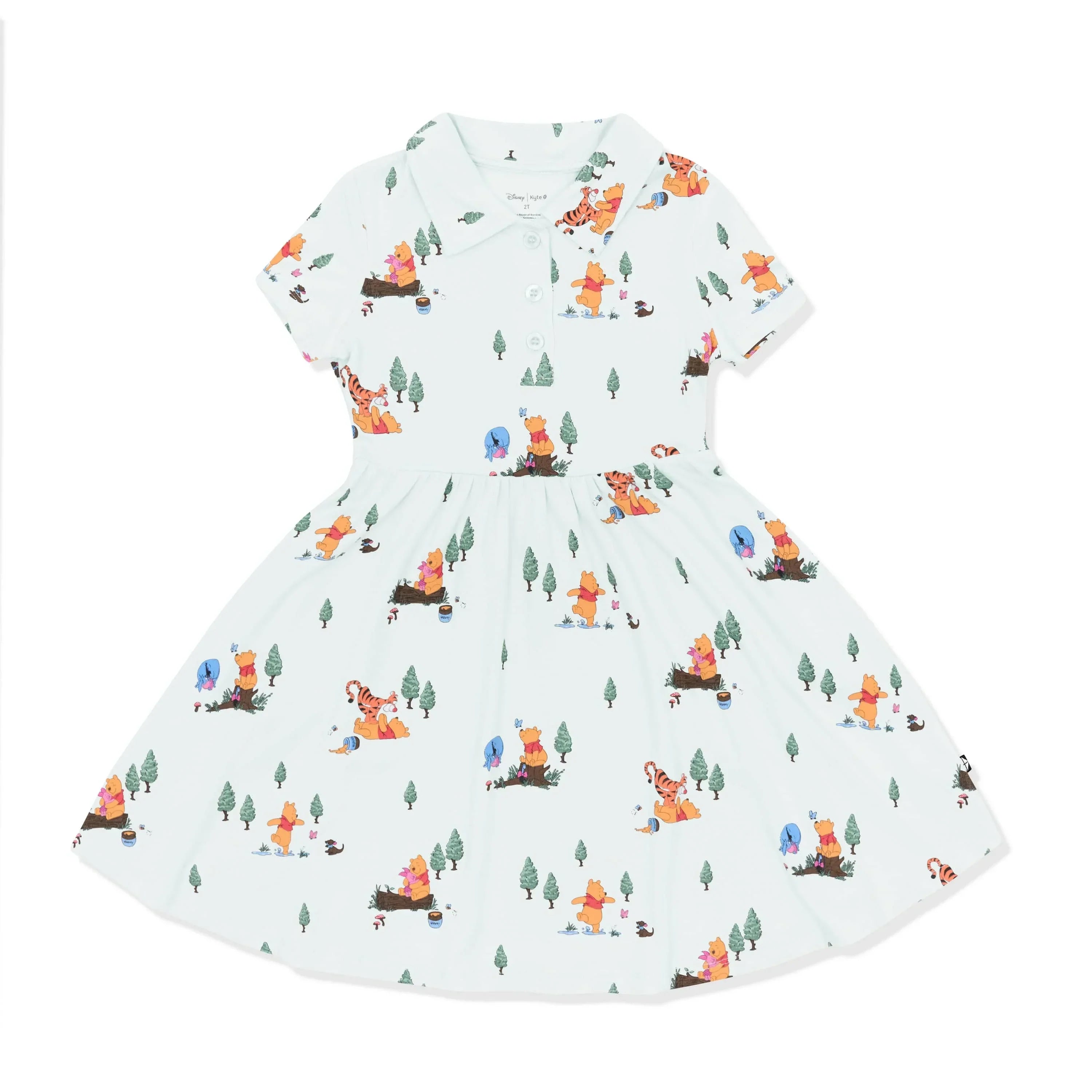 Polo Dress in Winnie the Pooh Hundred Acre Wood Secondary image