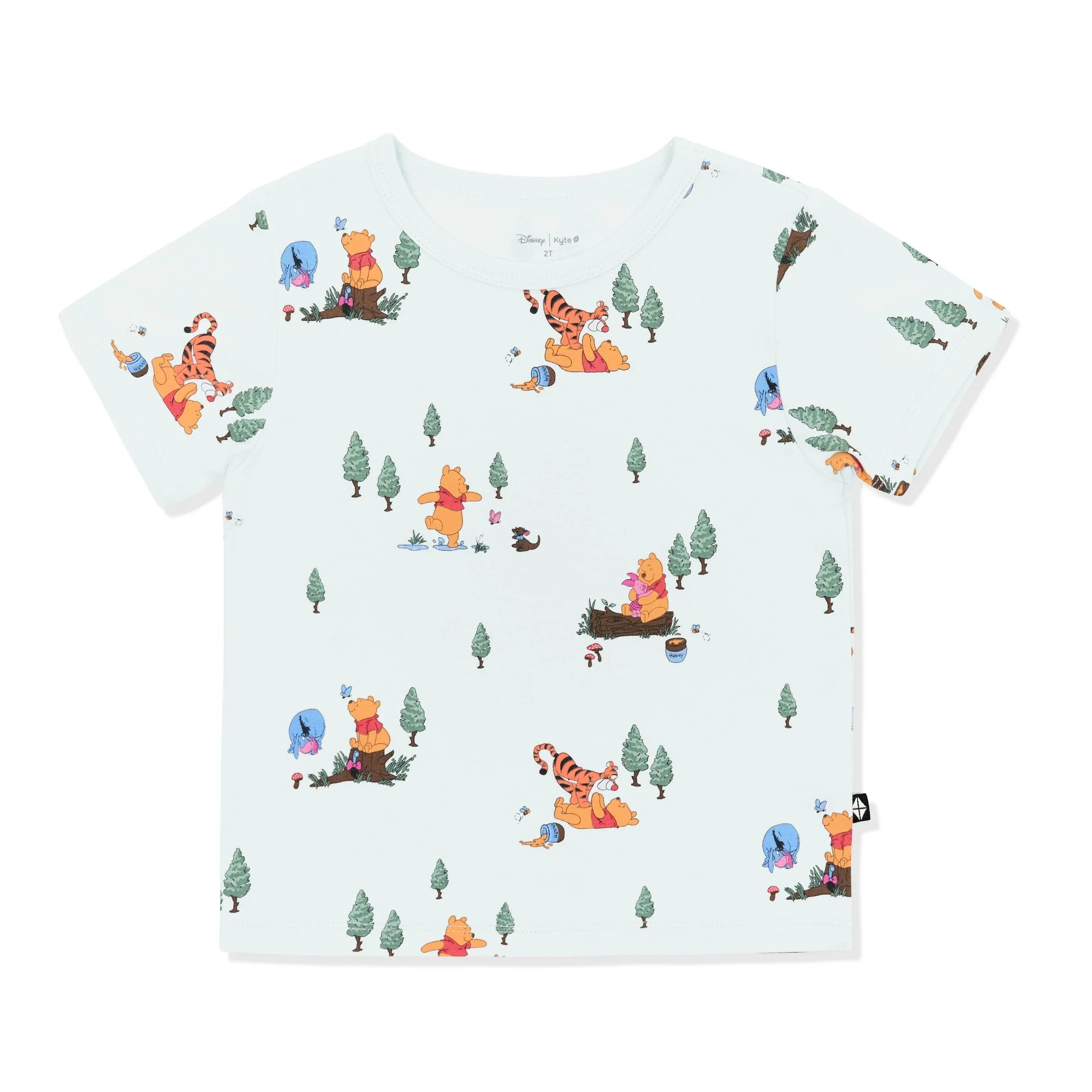 Toddler Basic Tee in Winnie the Pooh Hundred Acre Wood Secondary image