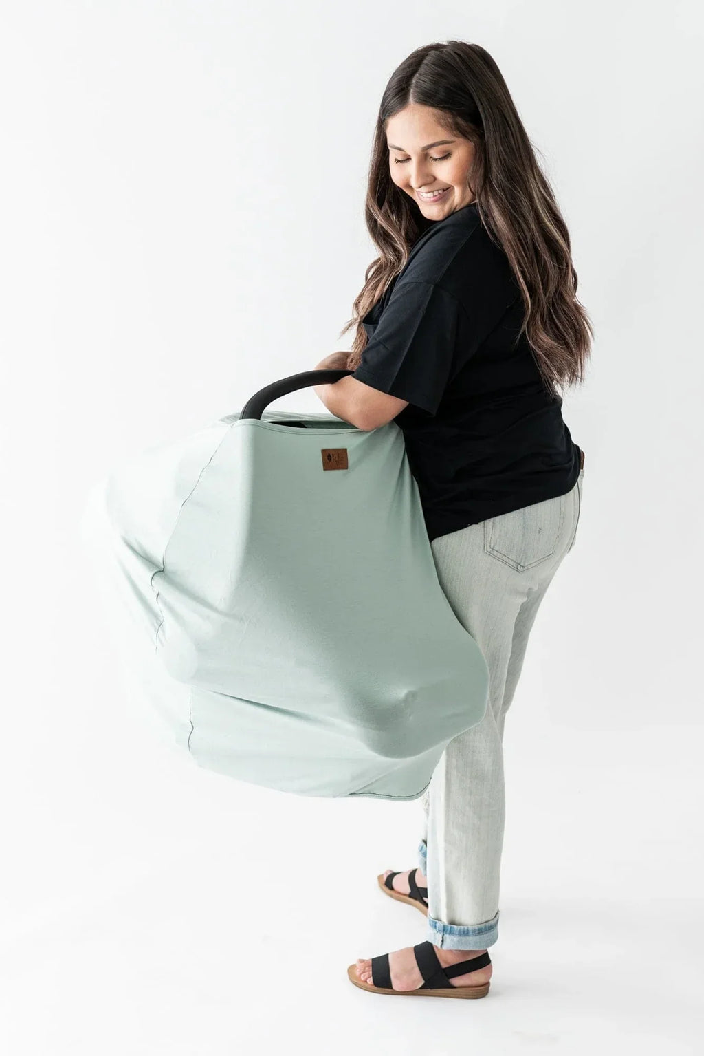 Car Seat Cover in Sage