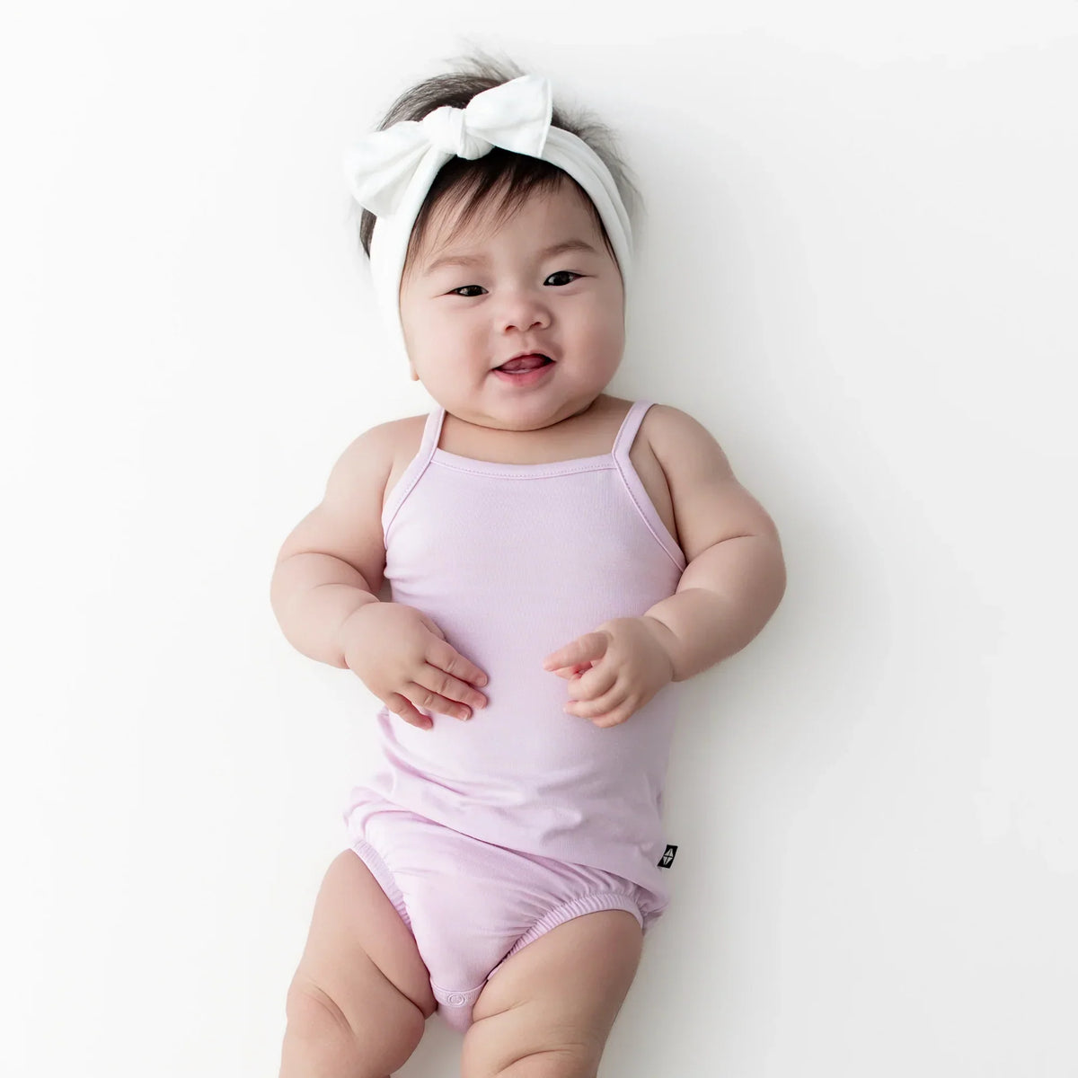 Spaghetti Strap Leotard in Thistle Main image