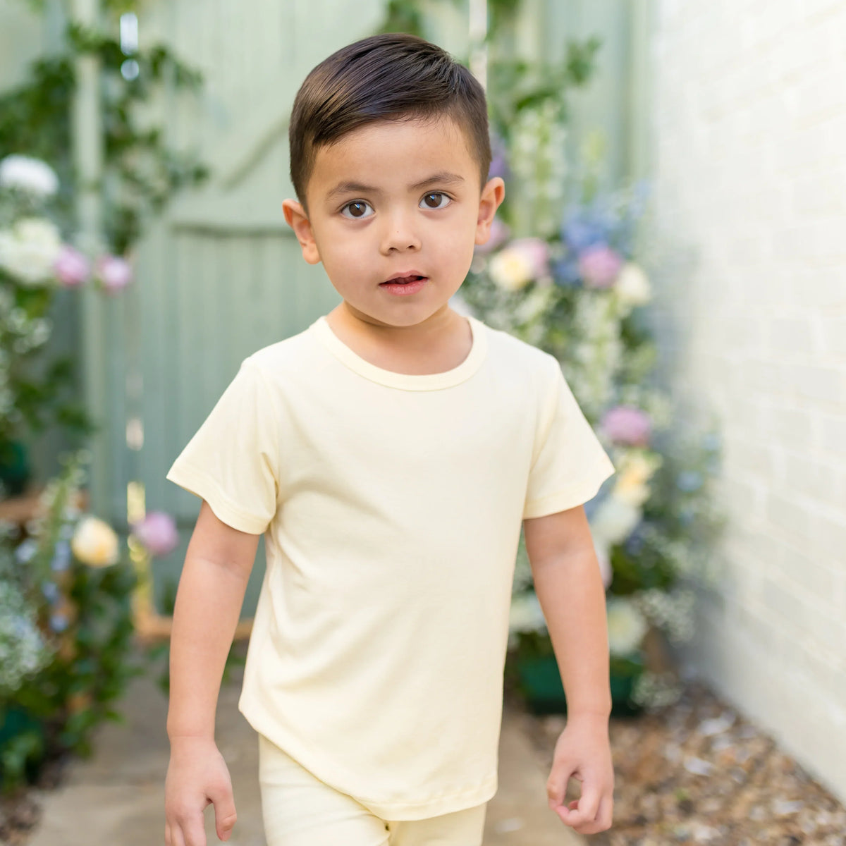 Toddler Basic Tee in Chamomile Main image