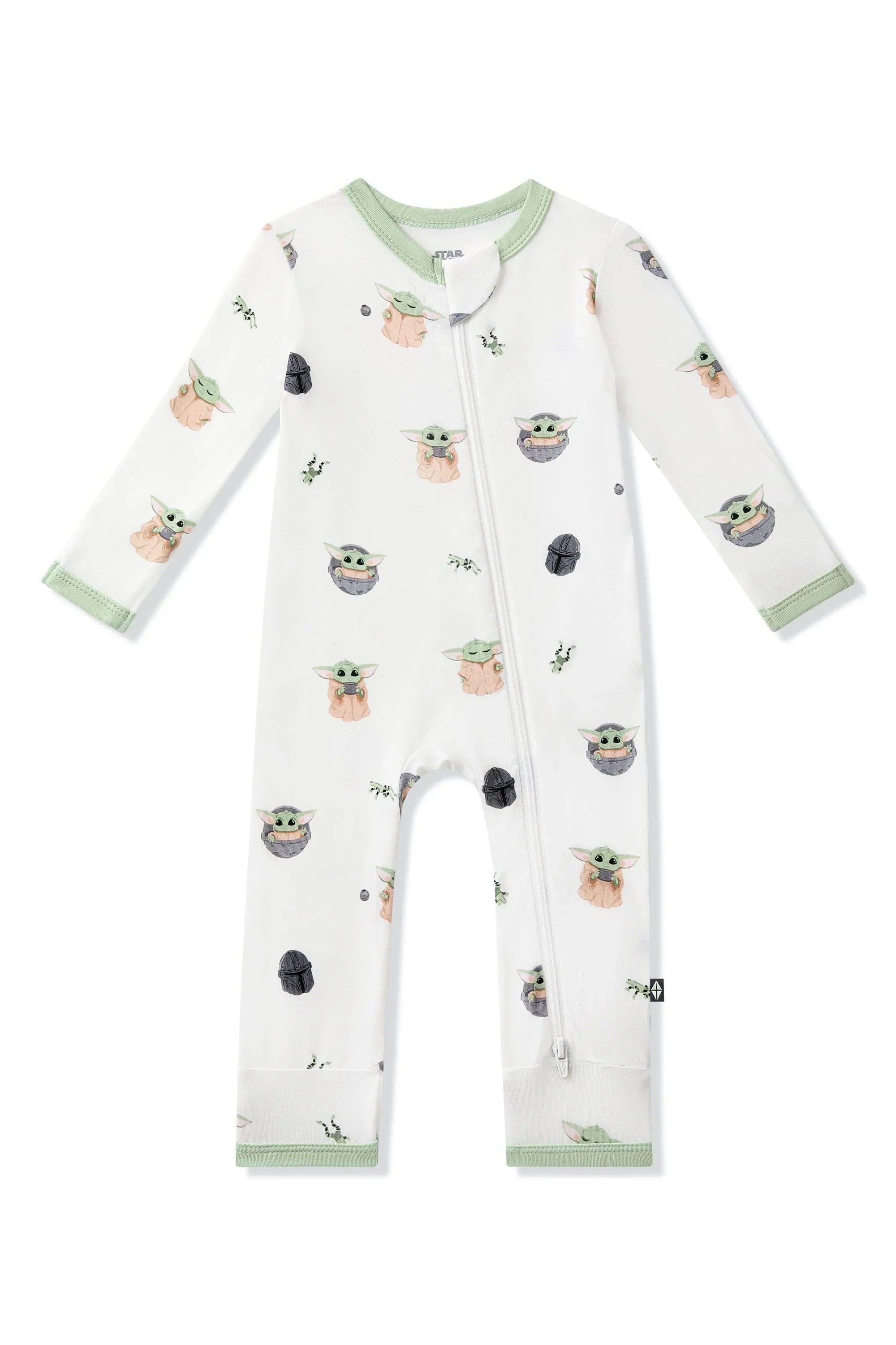 Zippered Romper in Grogu™ Secondary image