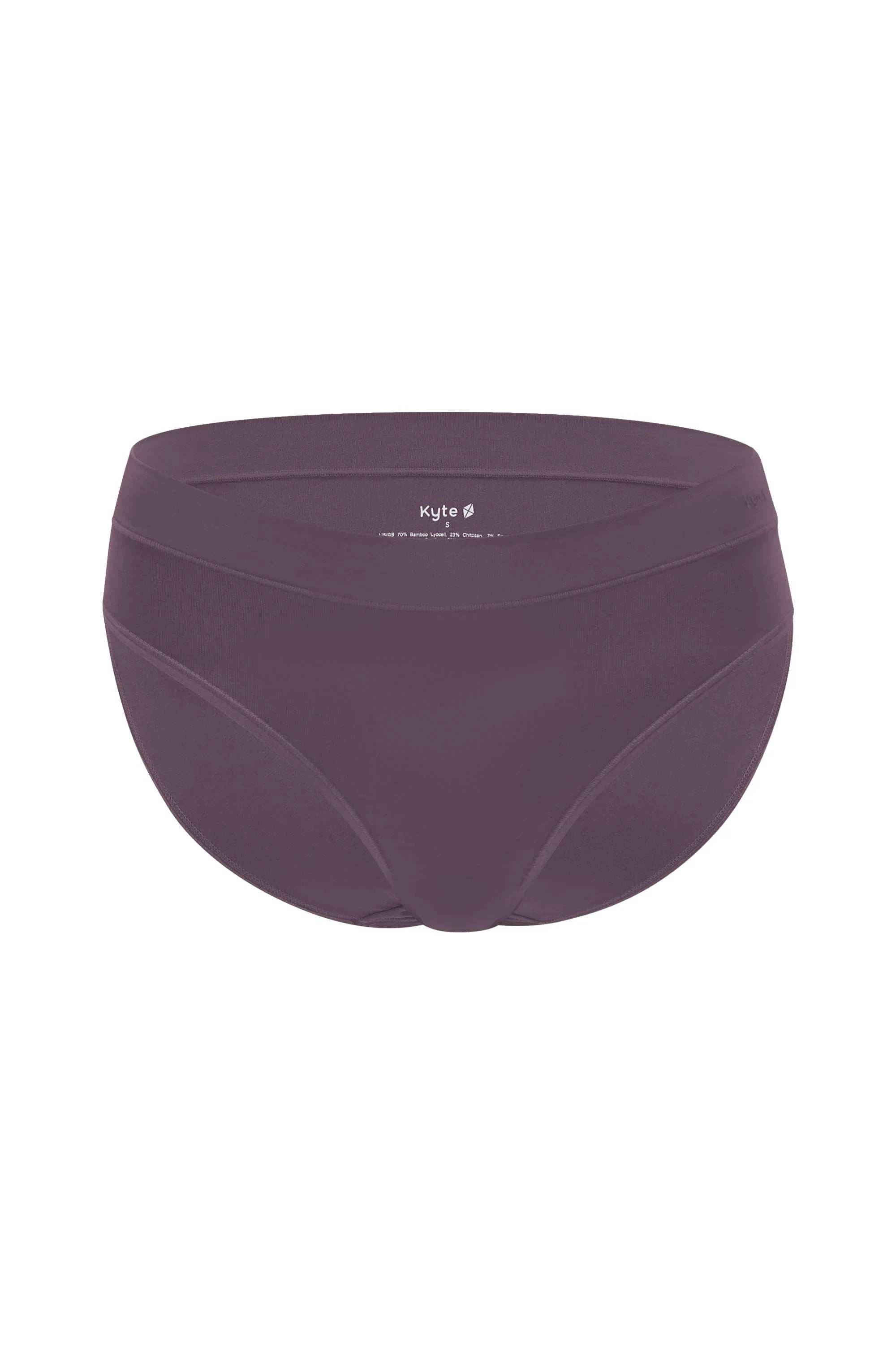 Women's Midi Brief in Currant Secondary image