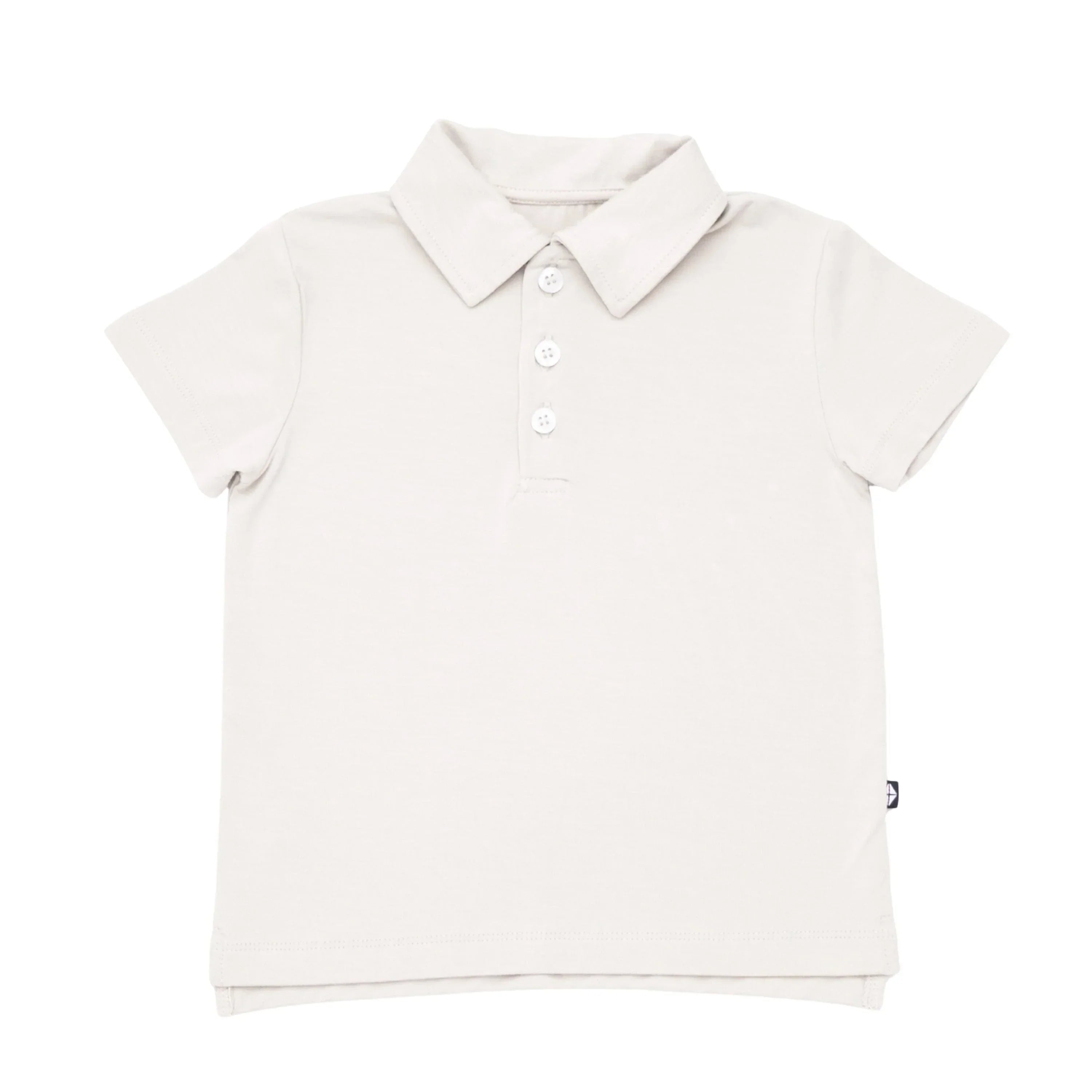 Toddler Short Sleeve Polo in Oat Secondary image