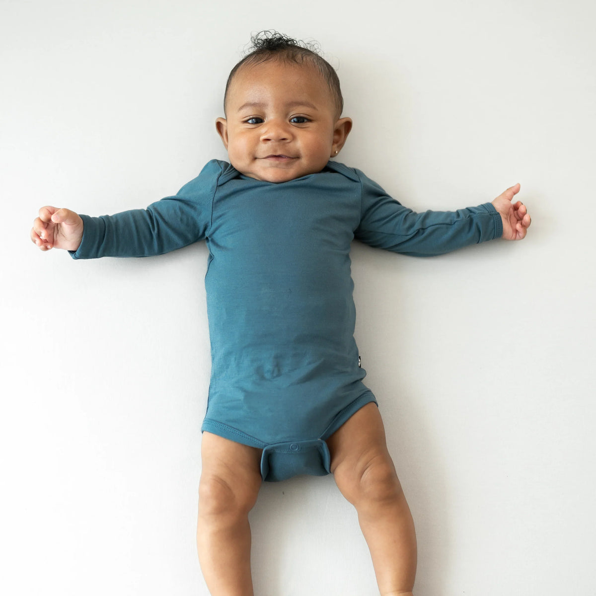 Long Sleeve Bodysuit in Atlantic Main image
