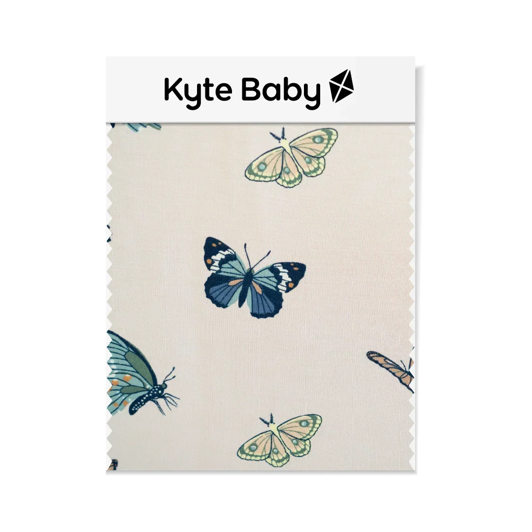Baby Blanket in Blush Butterfly 1.0 Secondary image