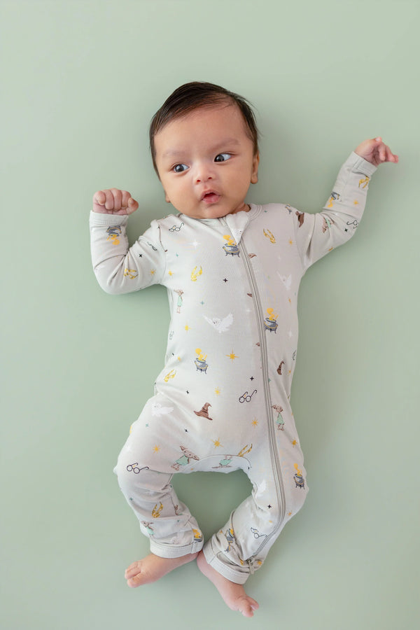 Zippered Romper in Starry Icon