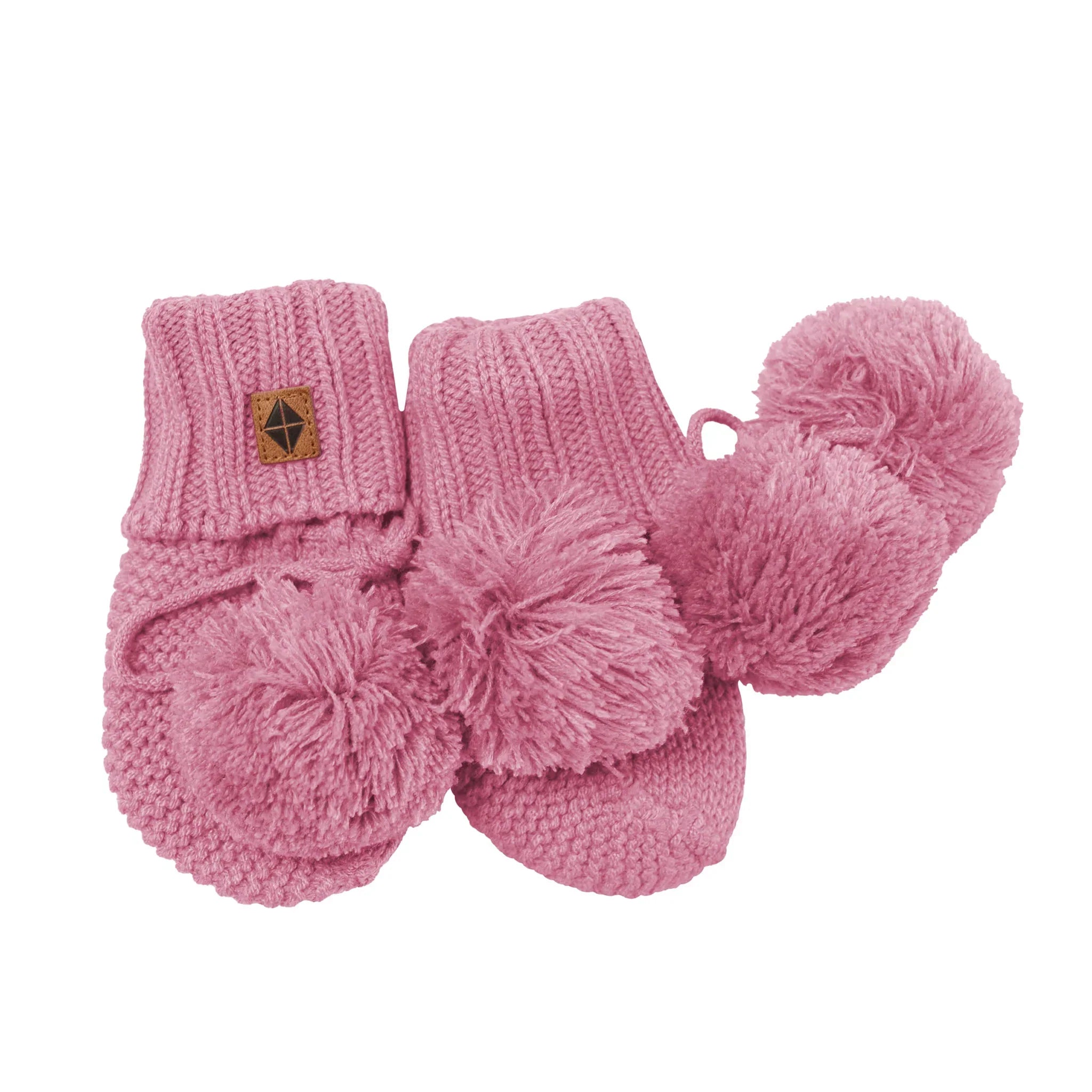 Knit Booties in Apple Blossom Secondary image