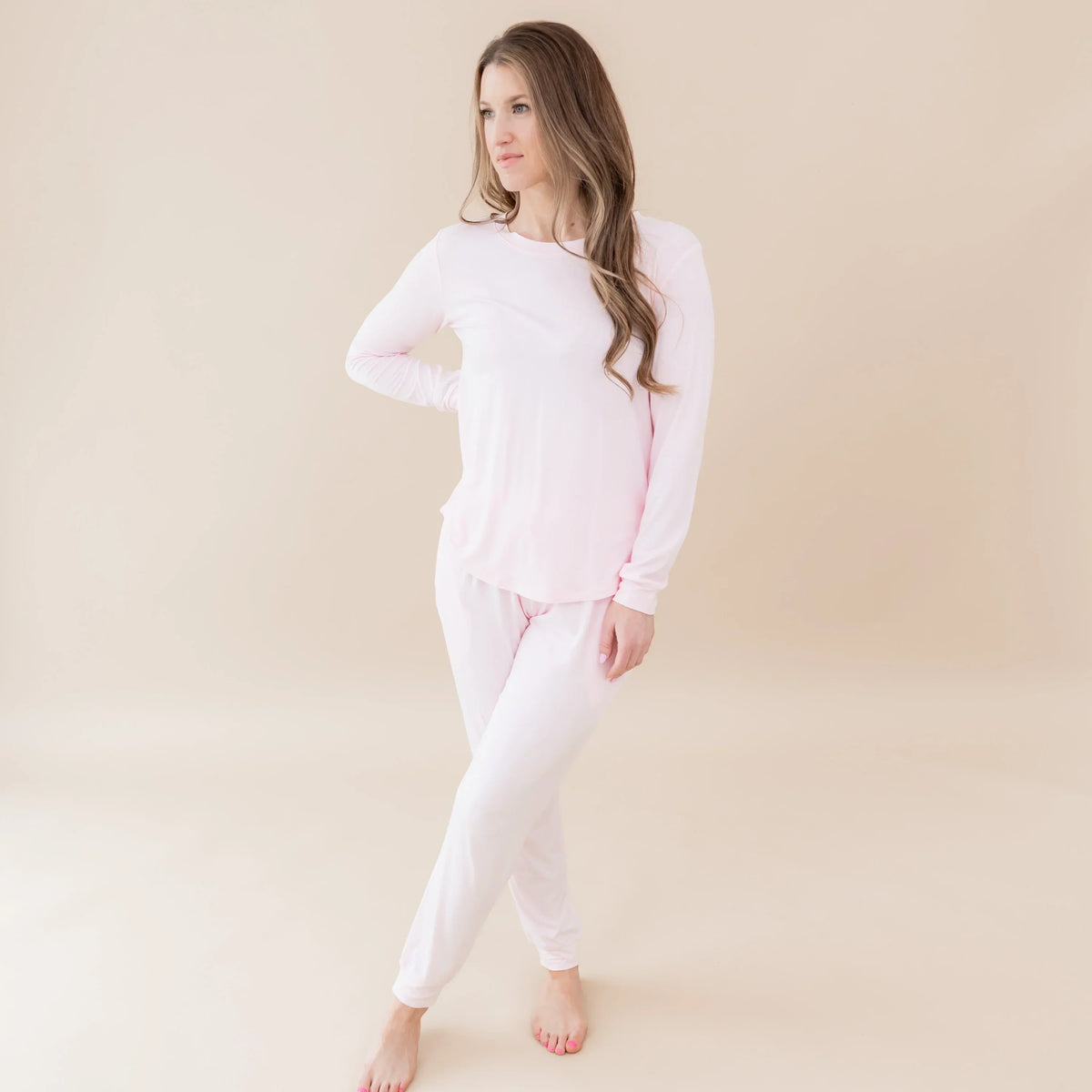 Women's Jogger Pajama Set in Sakura Main image