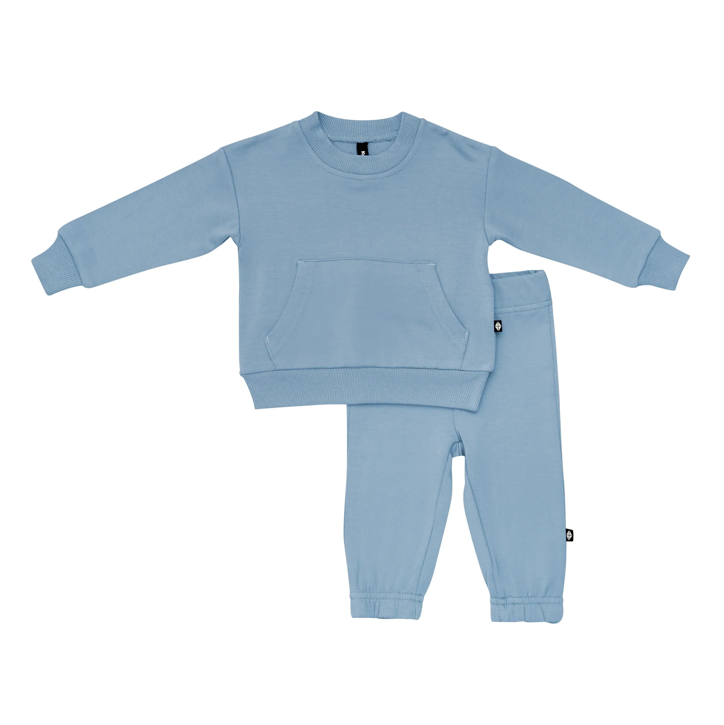 French Terry Jogger Set in Slate Secondary image