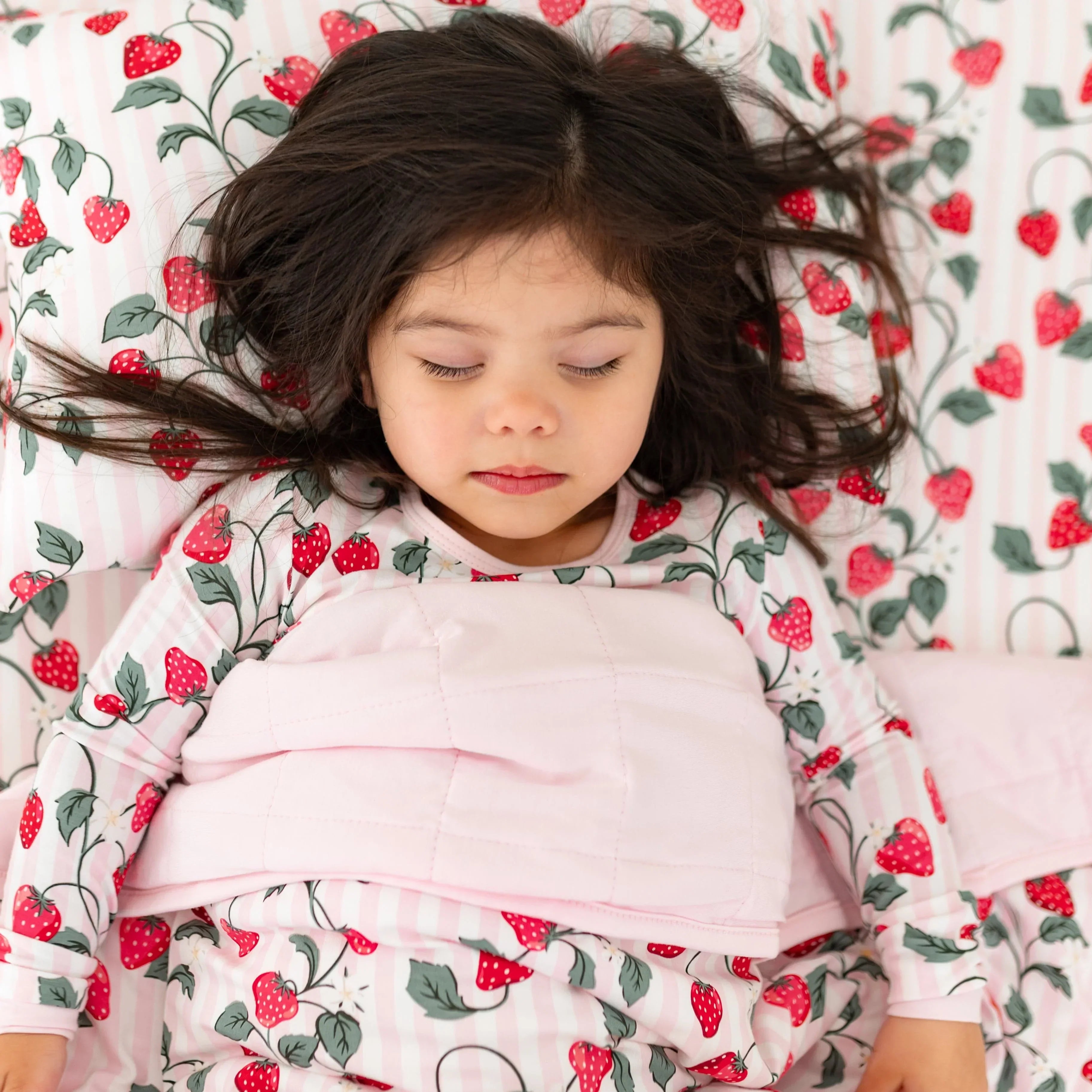 Toddler Pillowcase in Strawberry Fields Secondary image