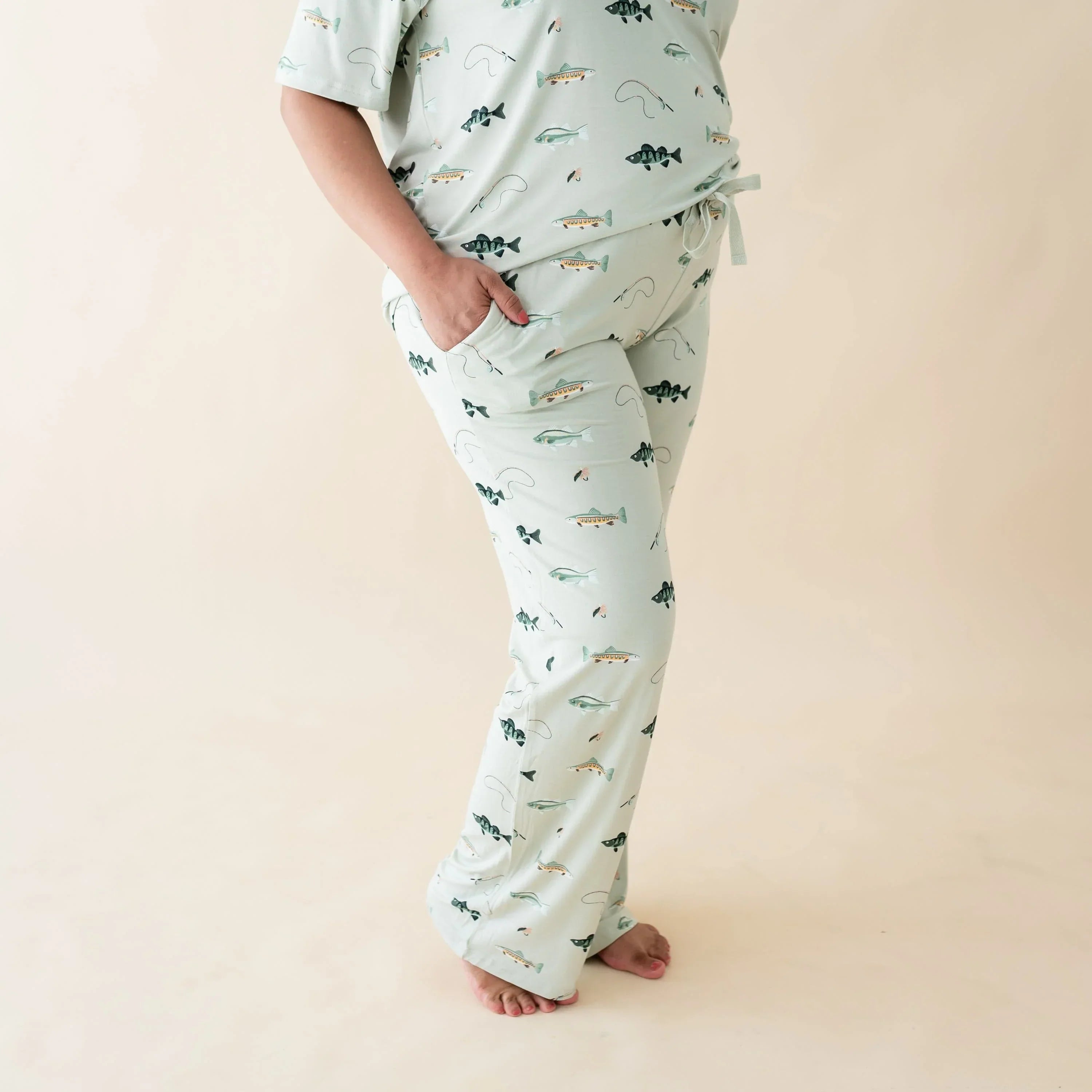 Women's Lounge Pants in Fishing Secondary image