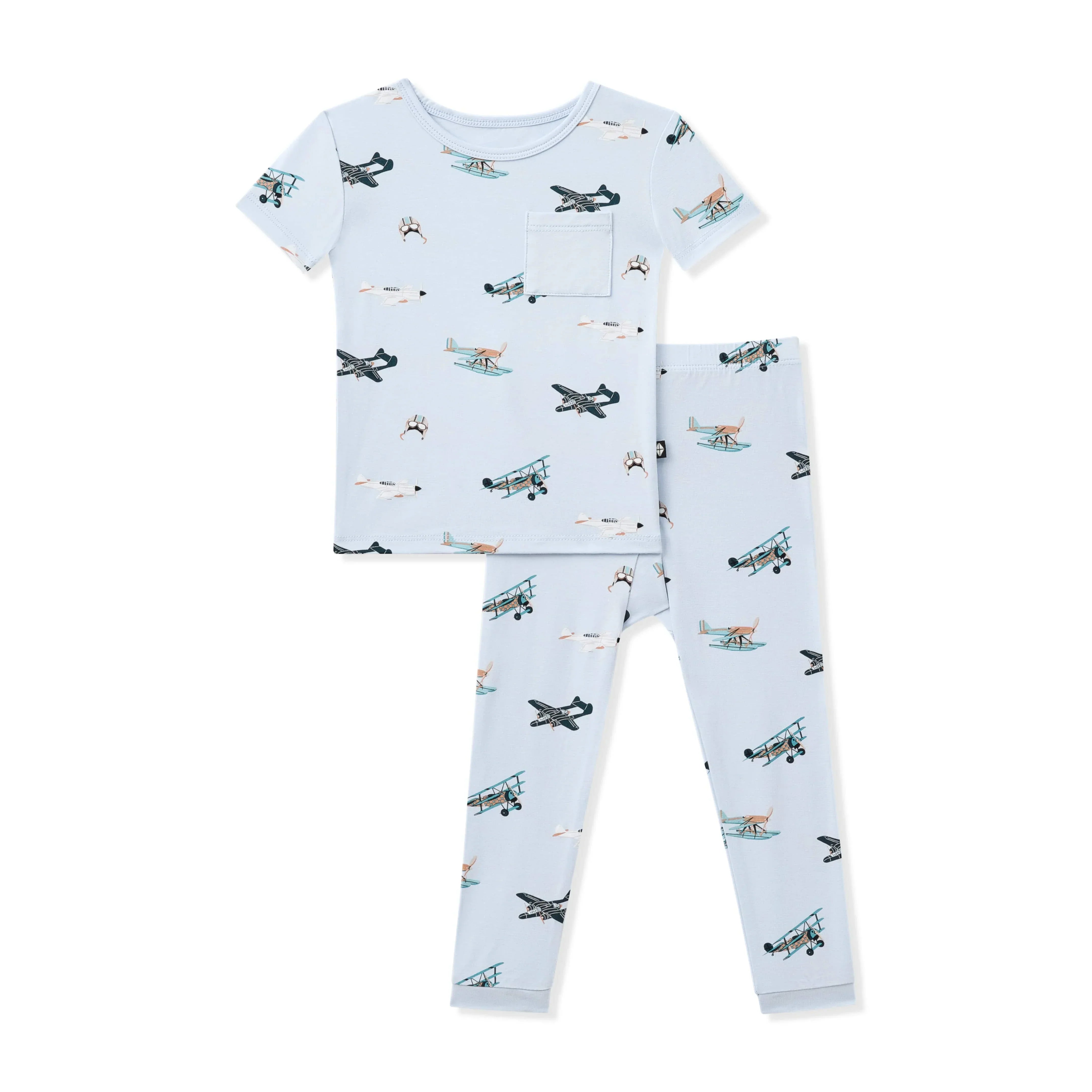 Short Sleeve with Pants Pajamas in Take Off Secondary image