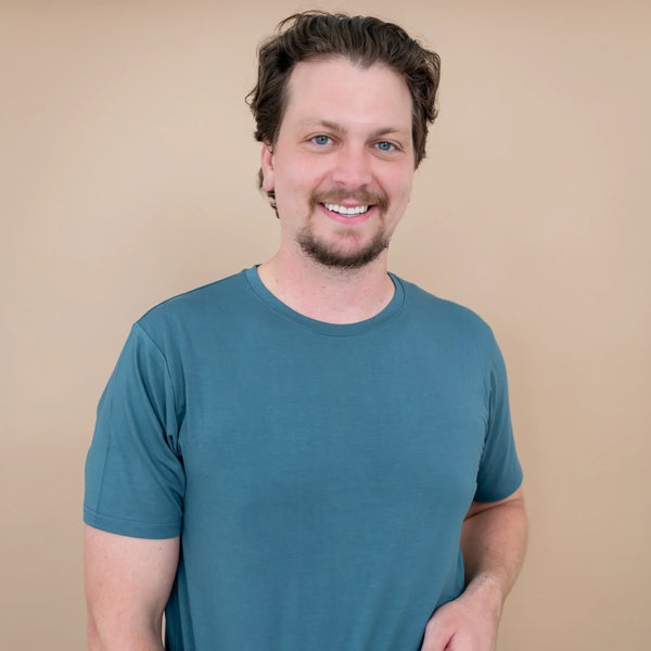 Men's Crew Neck Tee in Atlantic