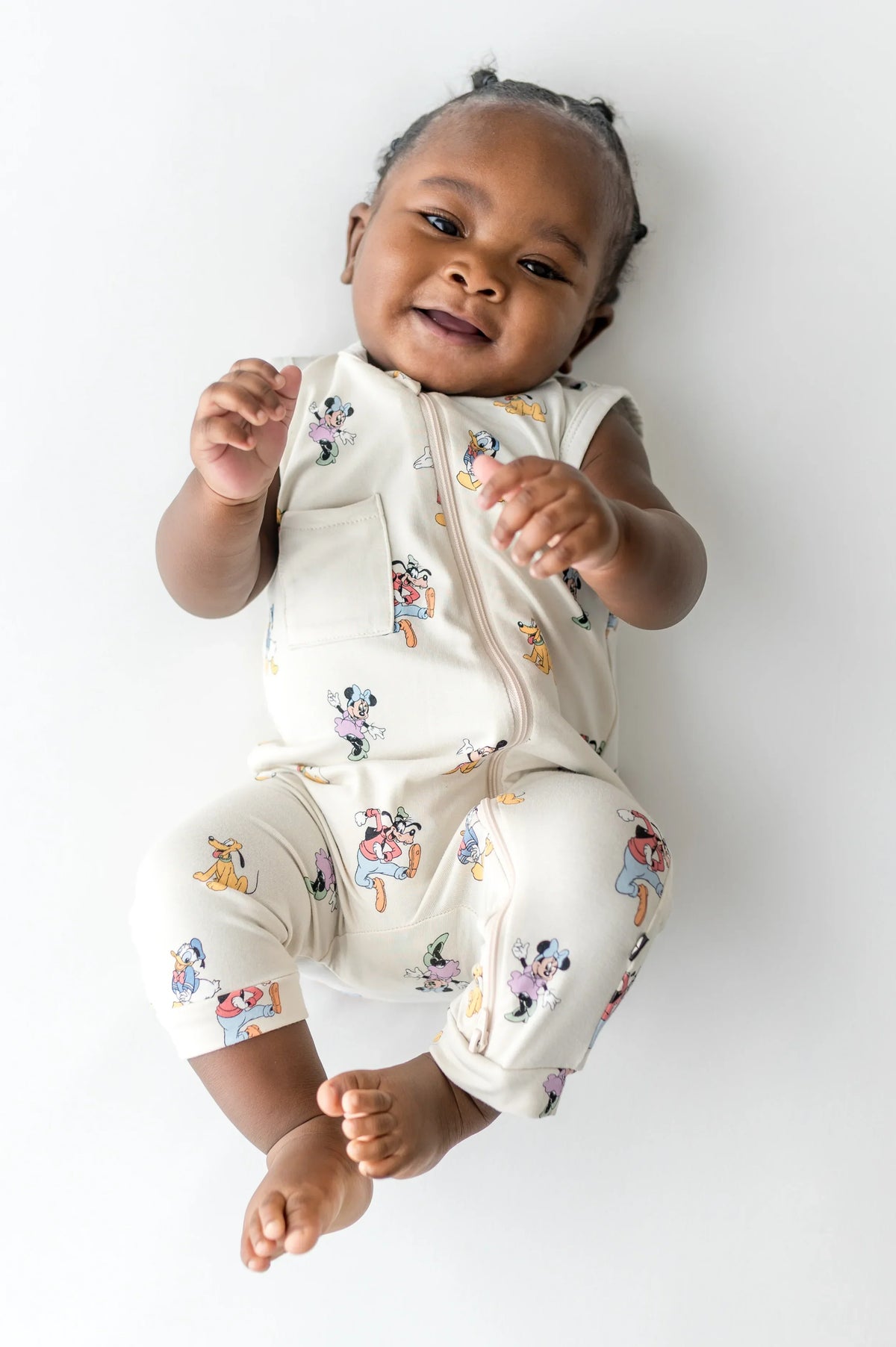 Zippered Sleeveless Romper in Mickey Mouse and Friends Main image