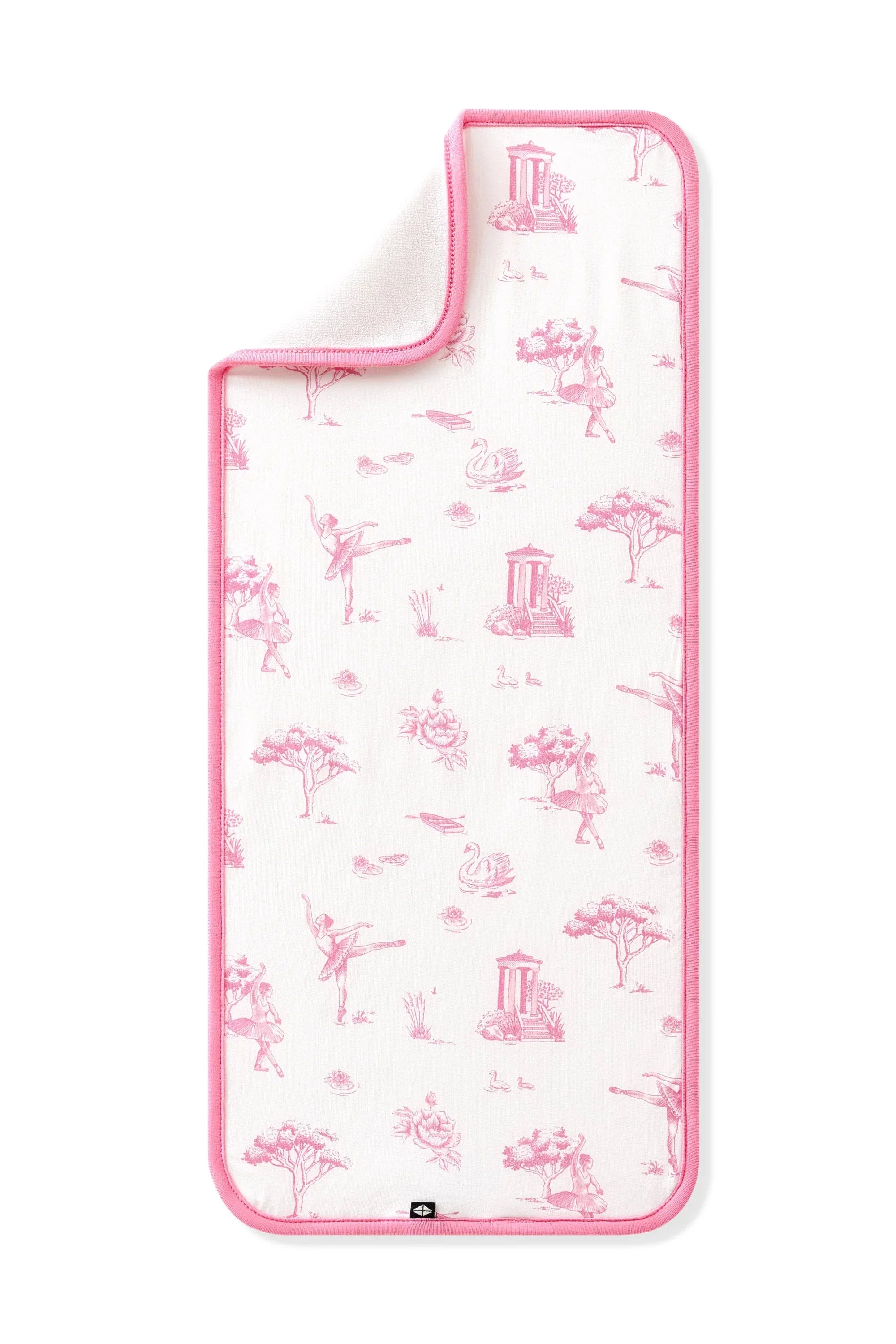 Burp Cloth in Toile Ballet Secondary image