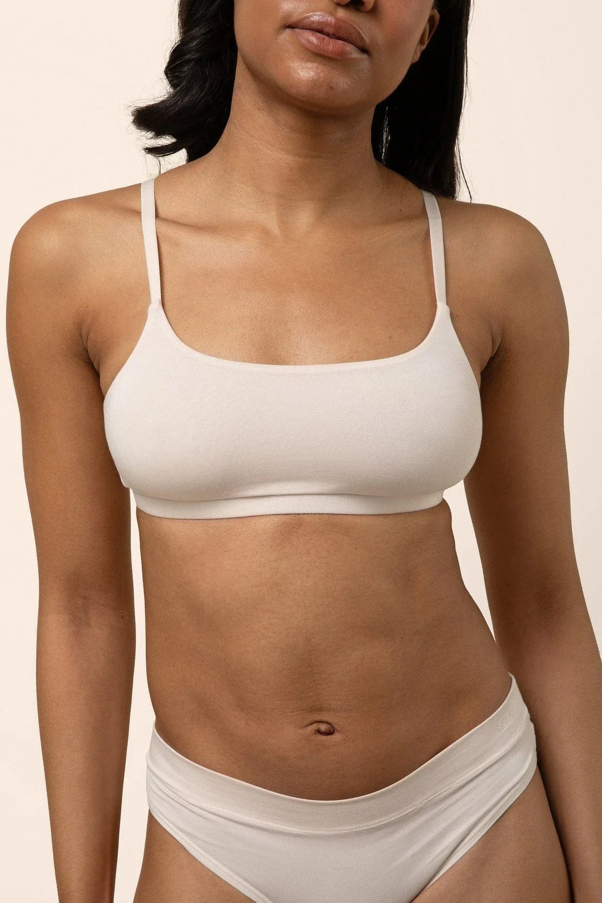 Women's Scoop Neck Bralette in Blonde Main image