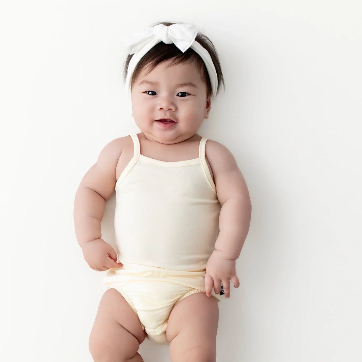 Spaghetti Strap Leotard in Chamomile Main image