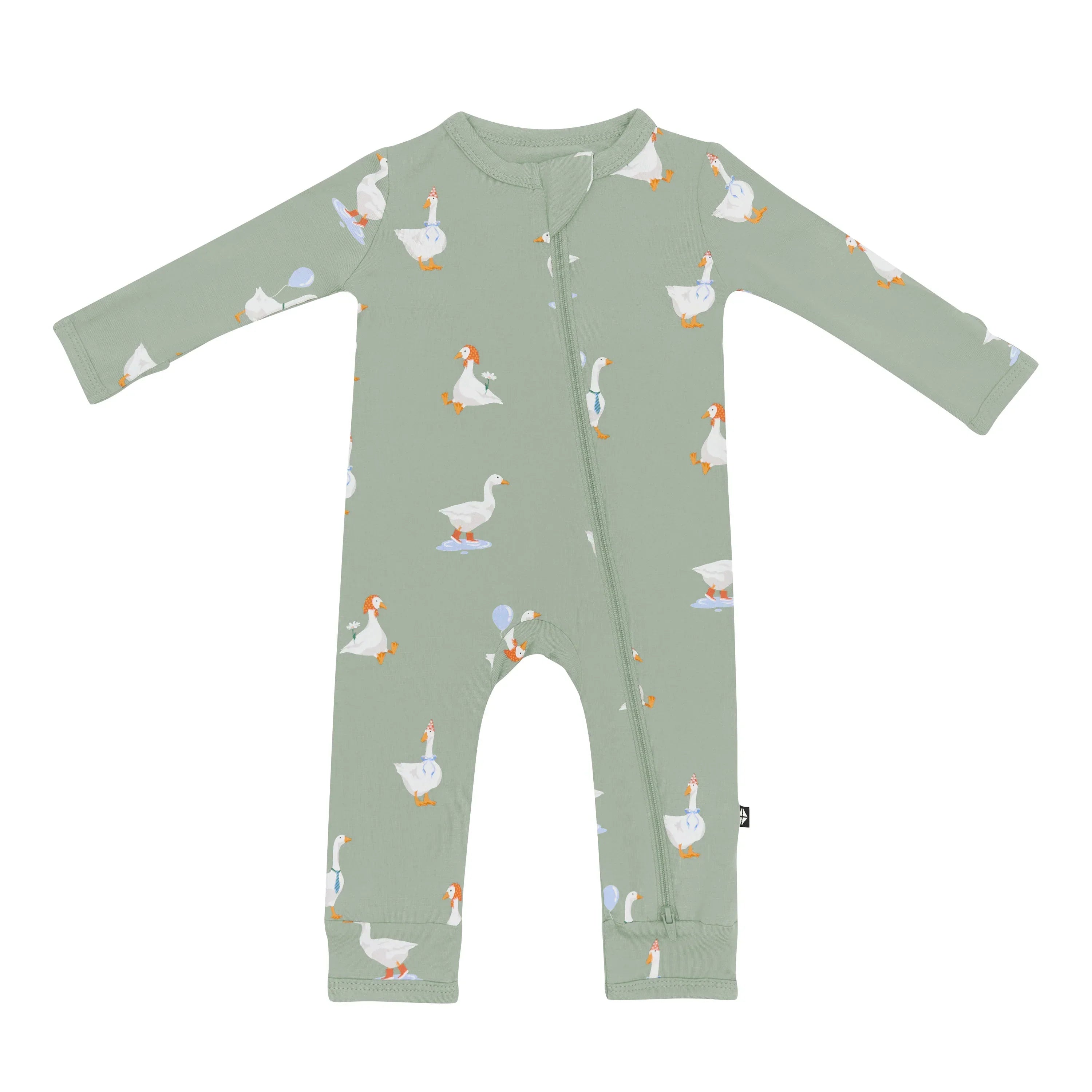 Zippered Romper in Silly Goose Secondary image