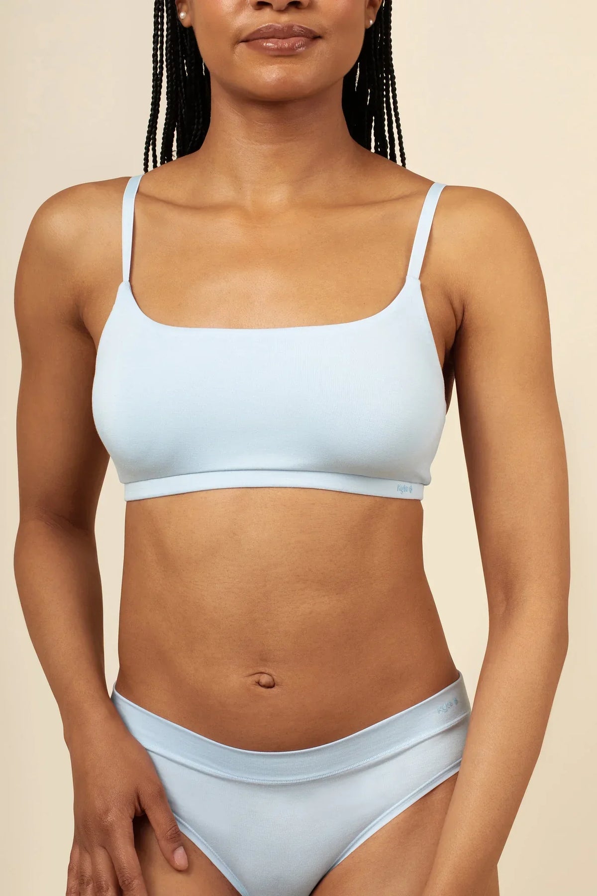 Women's Scoop Neck Bralette in Breeze Main image