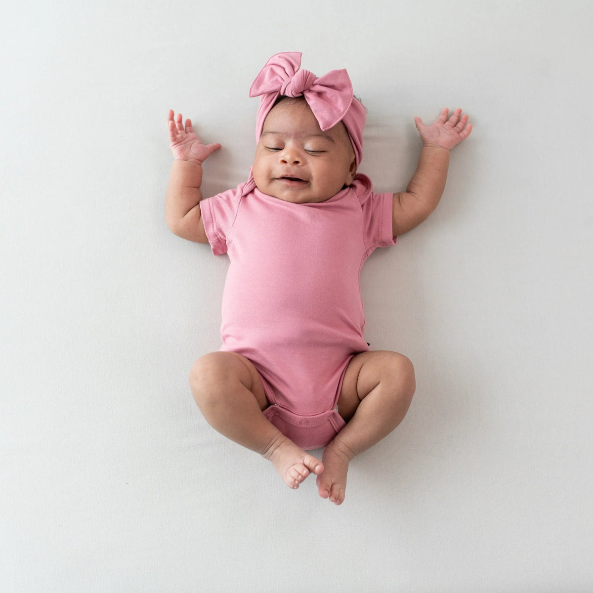 Knotted Bow Headband in Apple Blossom Main image