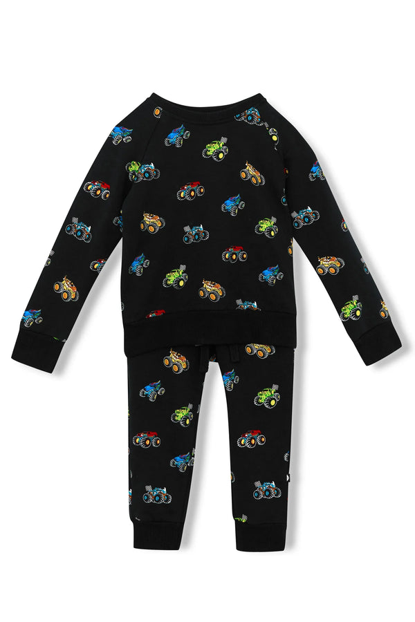 Long Sleeve Jogger Set in Monster Truck