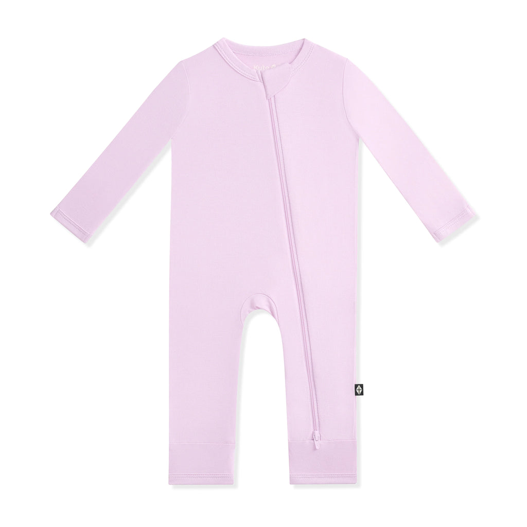 Zippered Romper in Thistle