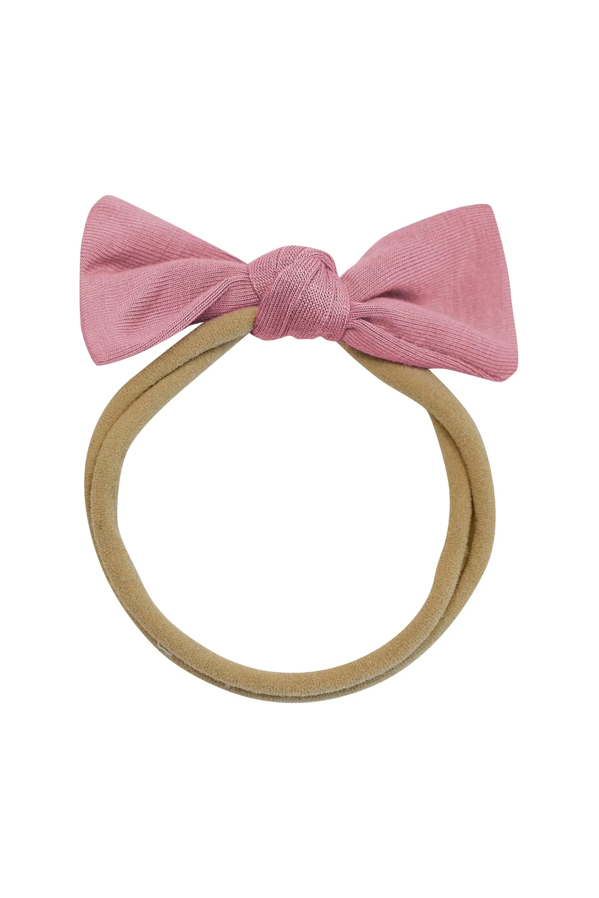 Tiny Nylon Bow in Apple Blossom Secondary image